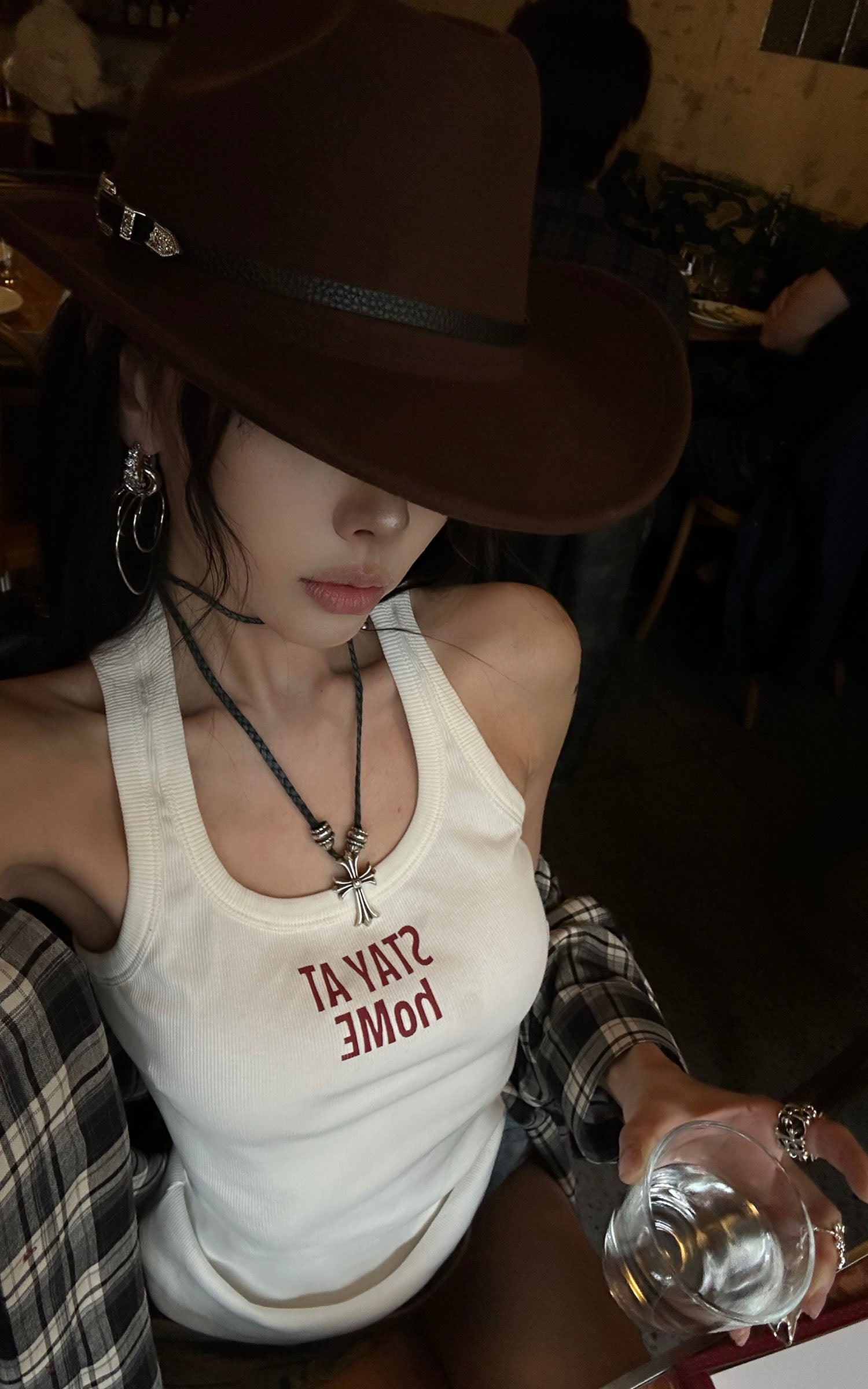 WARDEN EDGE Cropped Ribbed Tank Top - PINKPARKS