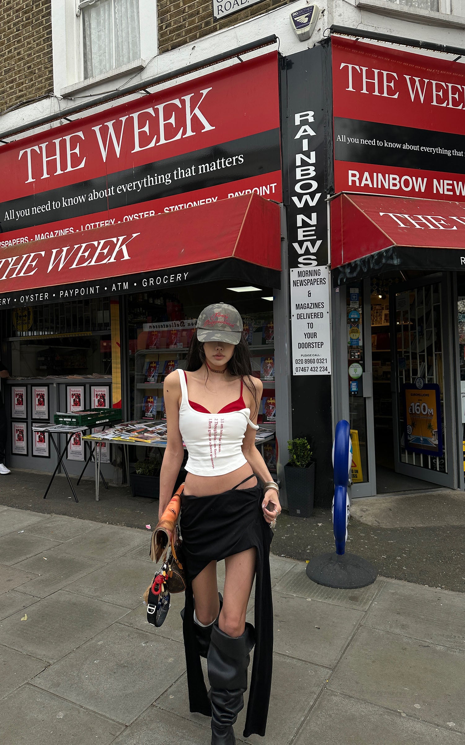 WARDEN EDGE Two-Piece Layered Tank & Bralette Set - PINKPARKS