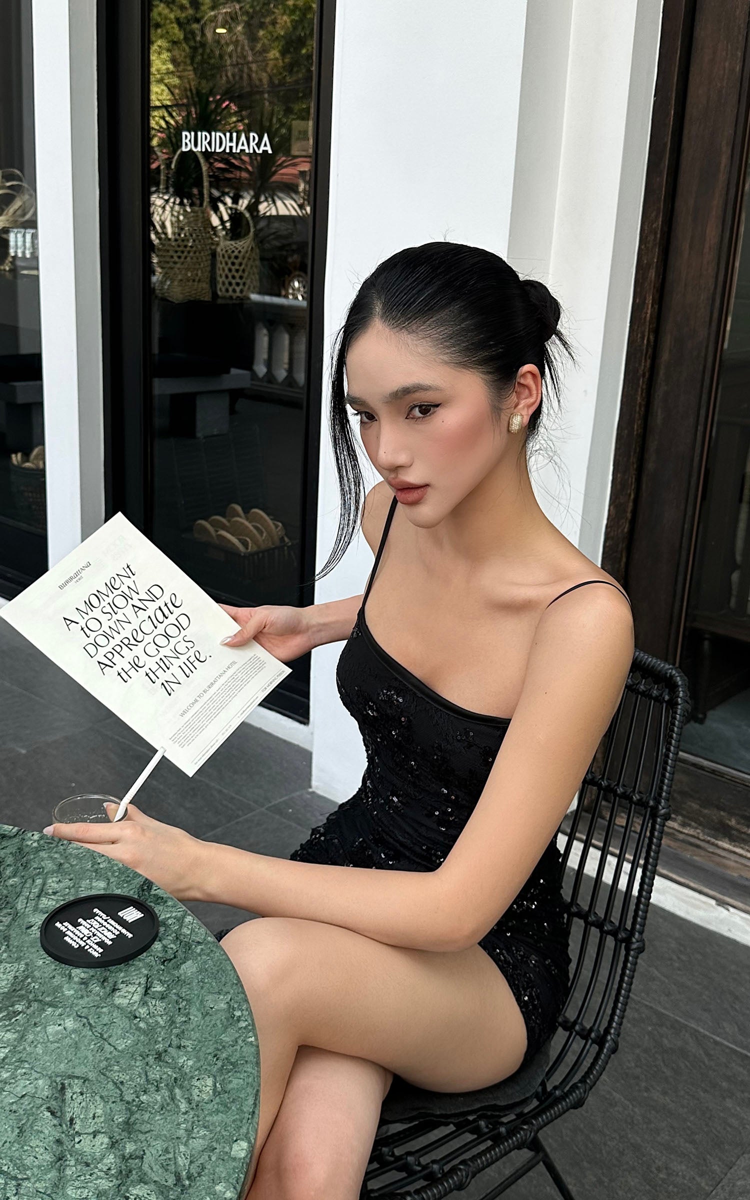 ROVENTE Midnight Glimmer Sequin Dress - PINKPARKS