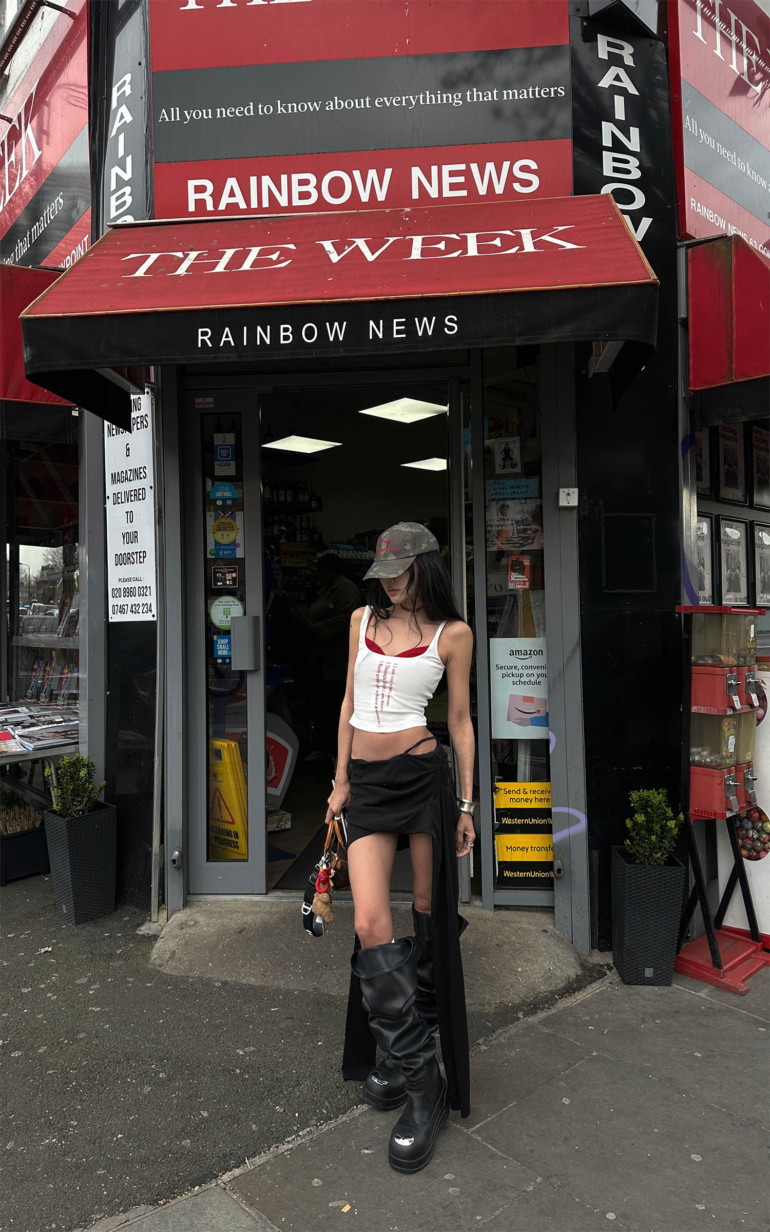 WARDEN EDGE Two-Piece Layered Tank &amp; Bralette Set - PINKPARKS