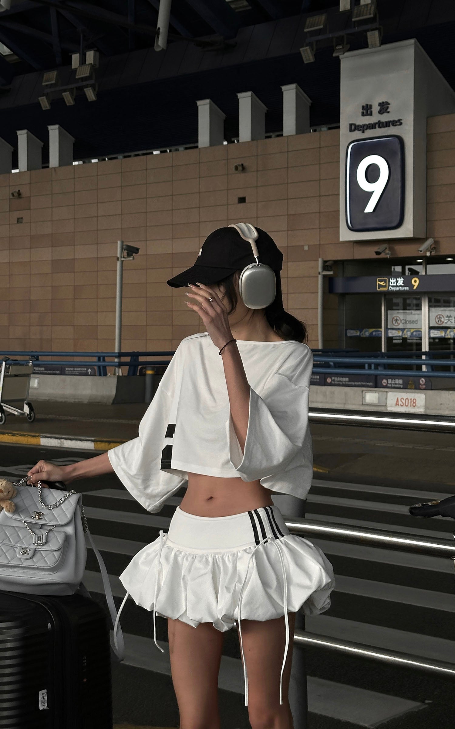 WARDEN EDGE Ruched Bubble Mini Skirt - PINKPARKS