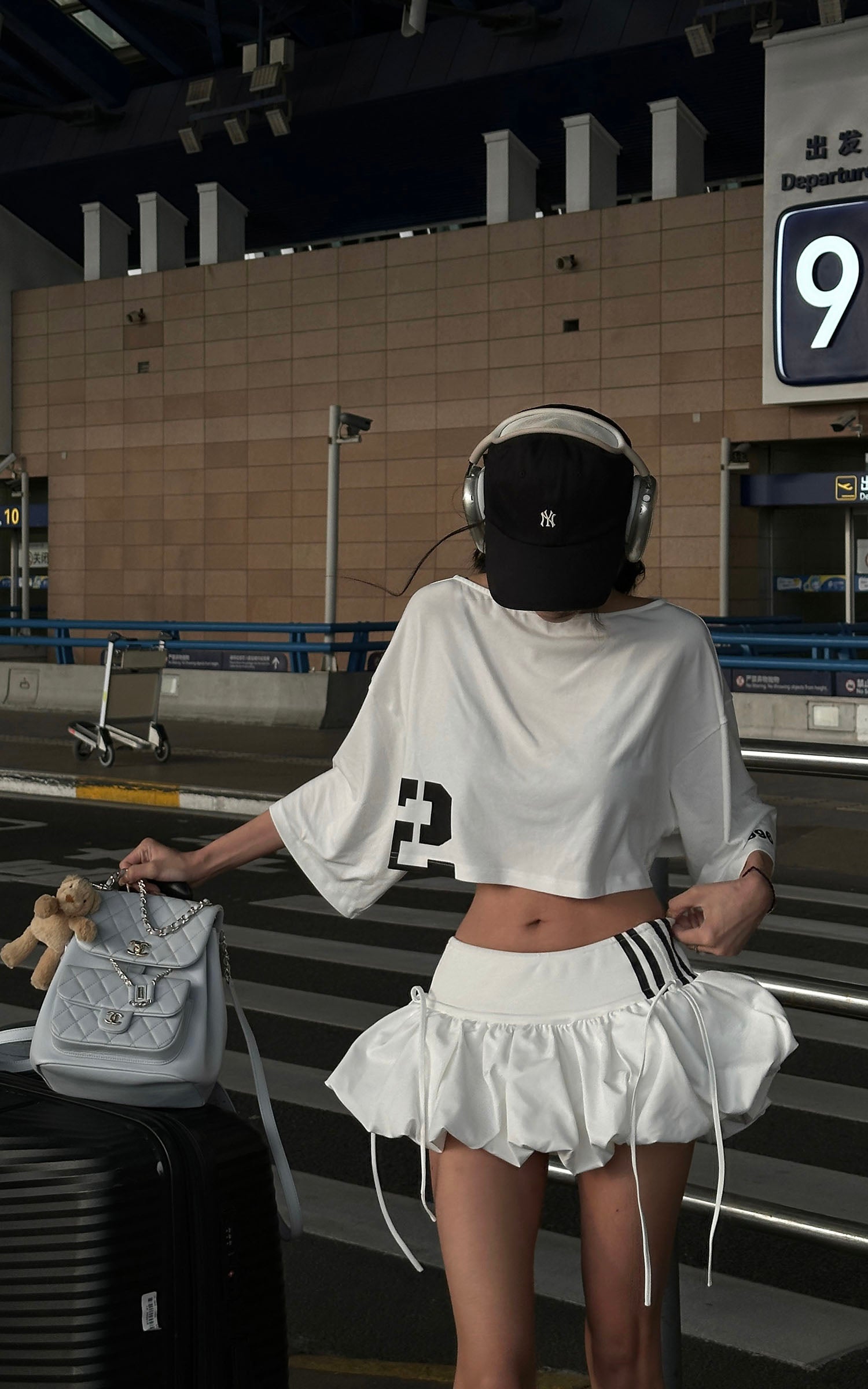 WARDEN EDGE Ruched Bubble Mini Skirt - PINKPARKS