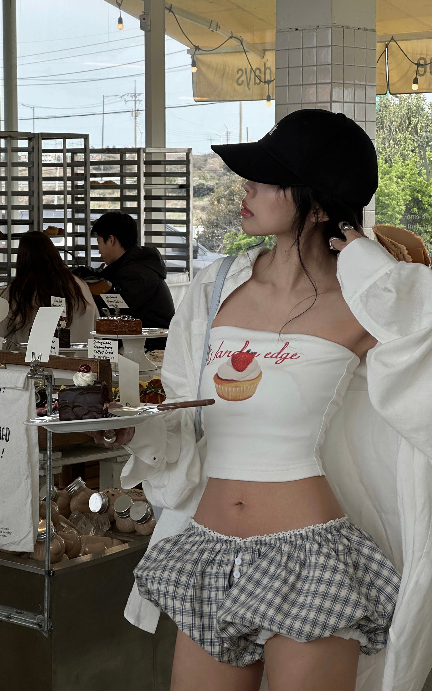 WARDEN EDGE Deconstructed Cut Long Sleeve Shirt - PINKPARKS