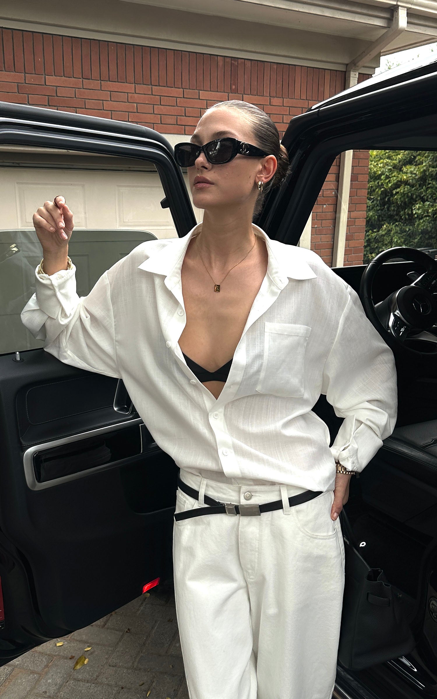 0122stepll シアーリラックスロングスリーブシャツ