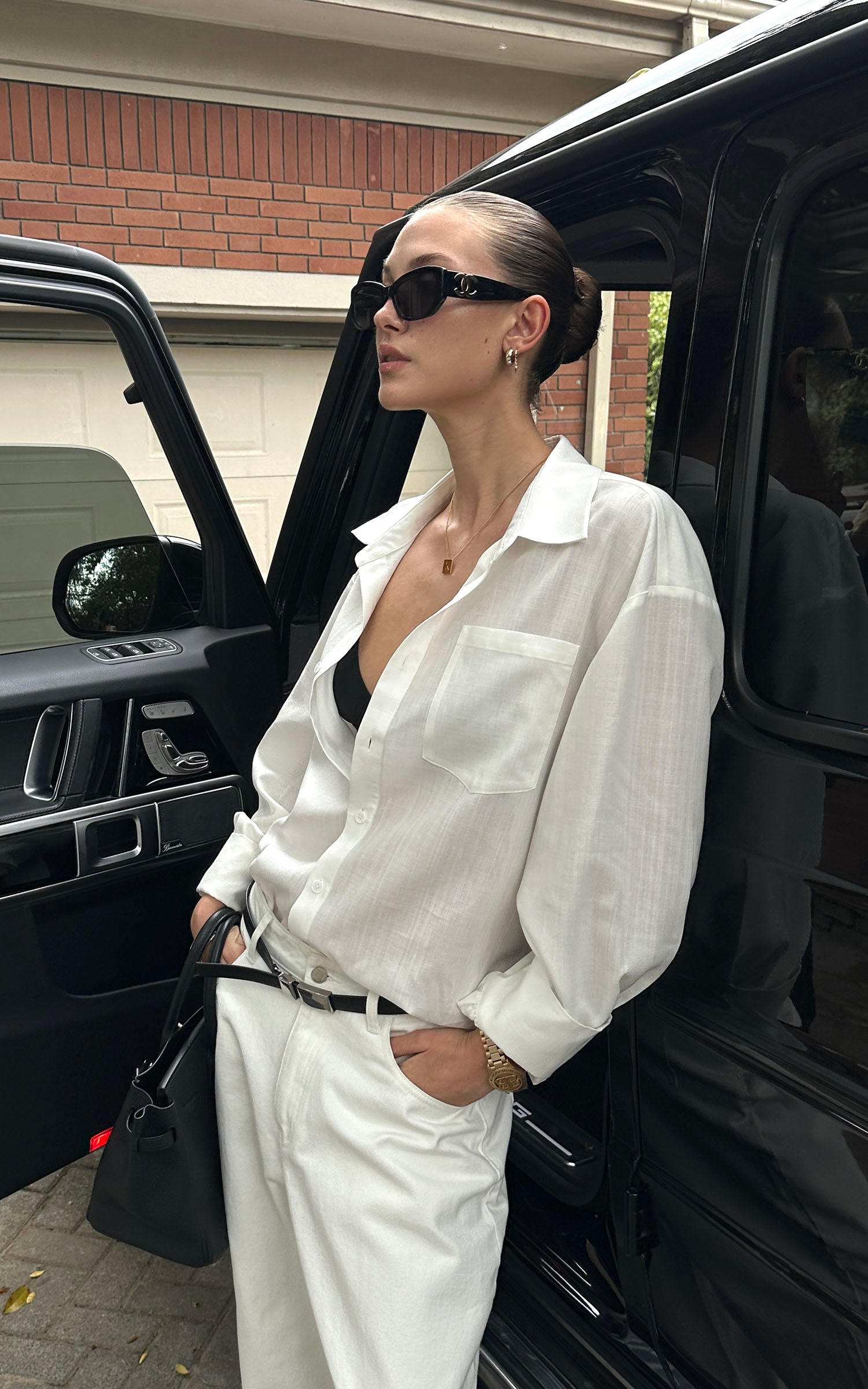 0122stepll シアーリラックスロングスリーブシャツ