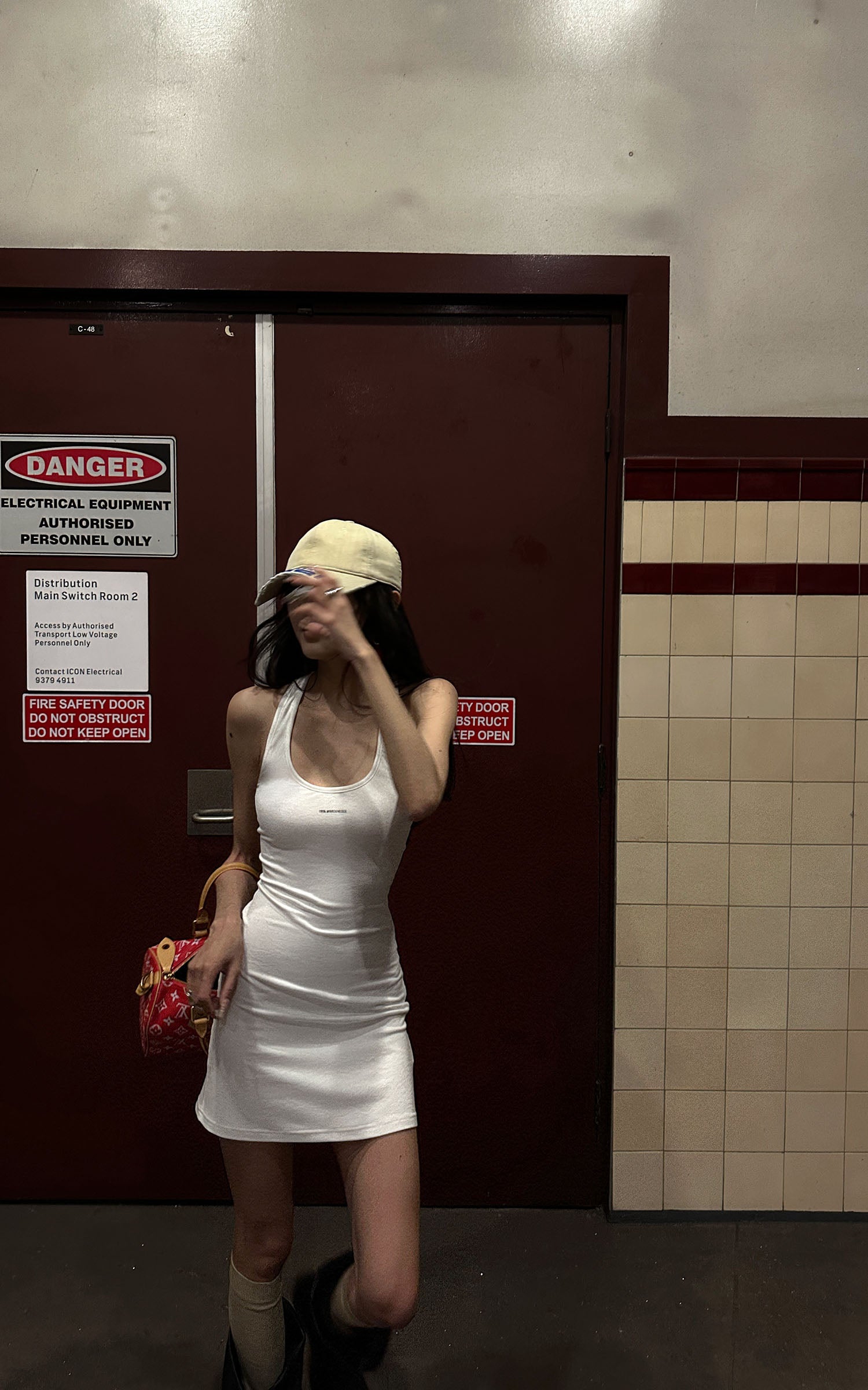 WARDEN EDGE Ribbed Bodycon Tank Dress - PINKPARKS