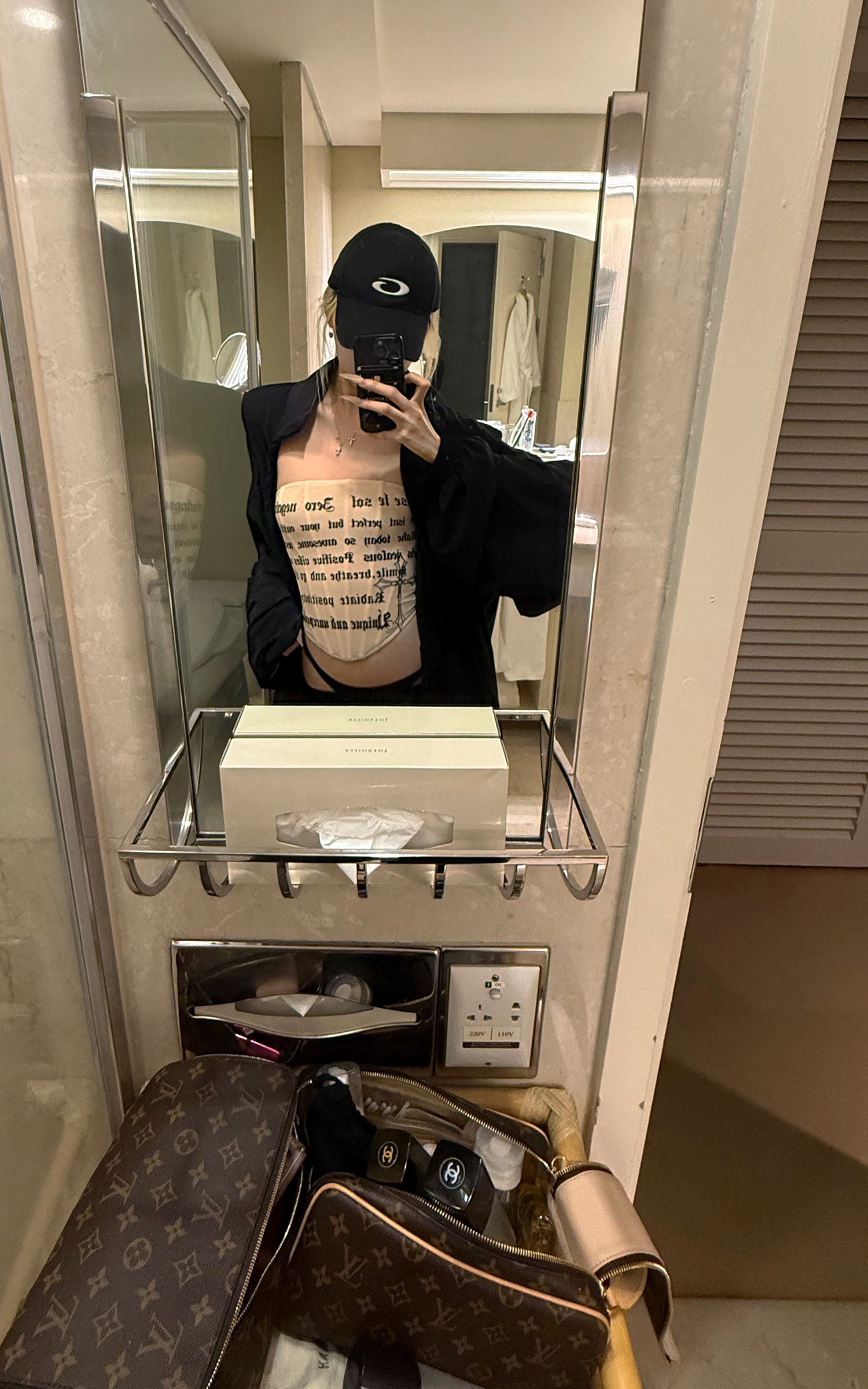 Rase le sol Printed Mesh Corset Bandeau Top - PINKPARKS