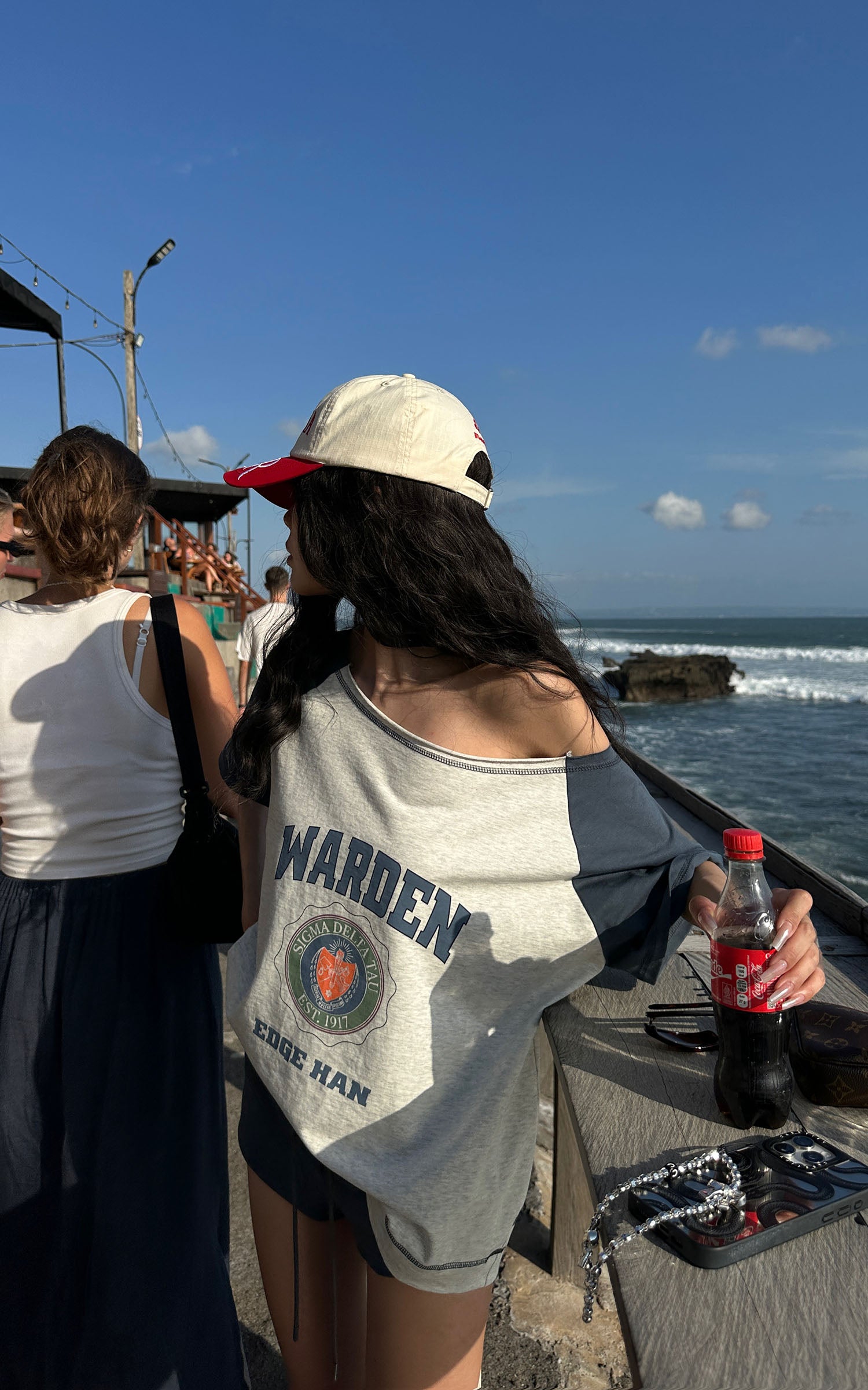 WARDEN EDGE Elastic Waist Curved-Hem Mini Shorts - PINKPARKS