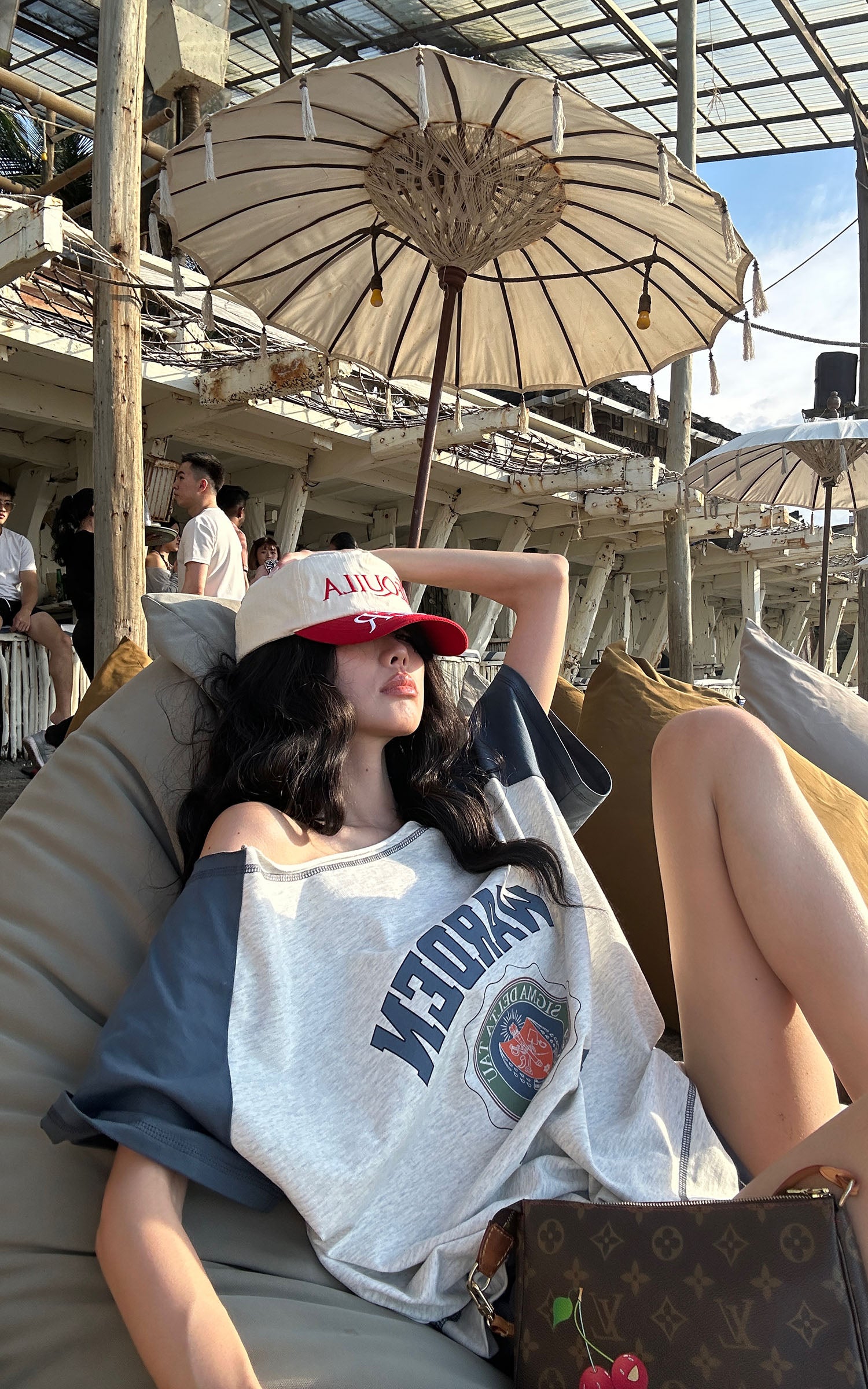 WARDEN EDGE Elastic Waist Curved-Hem Mini Shorts - PINKPARKS