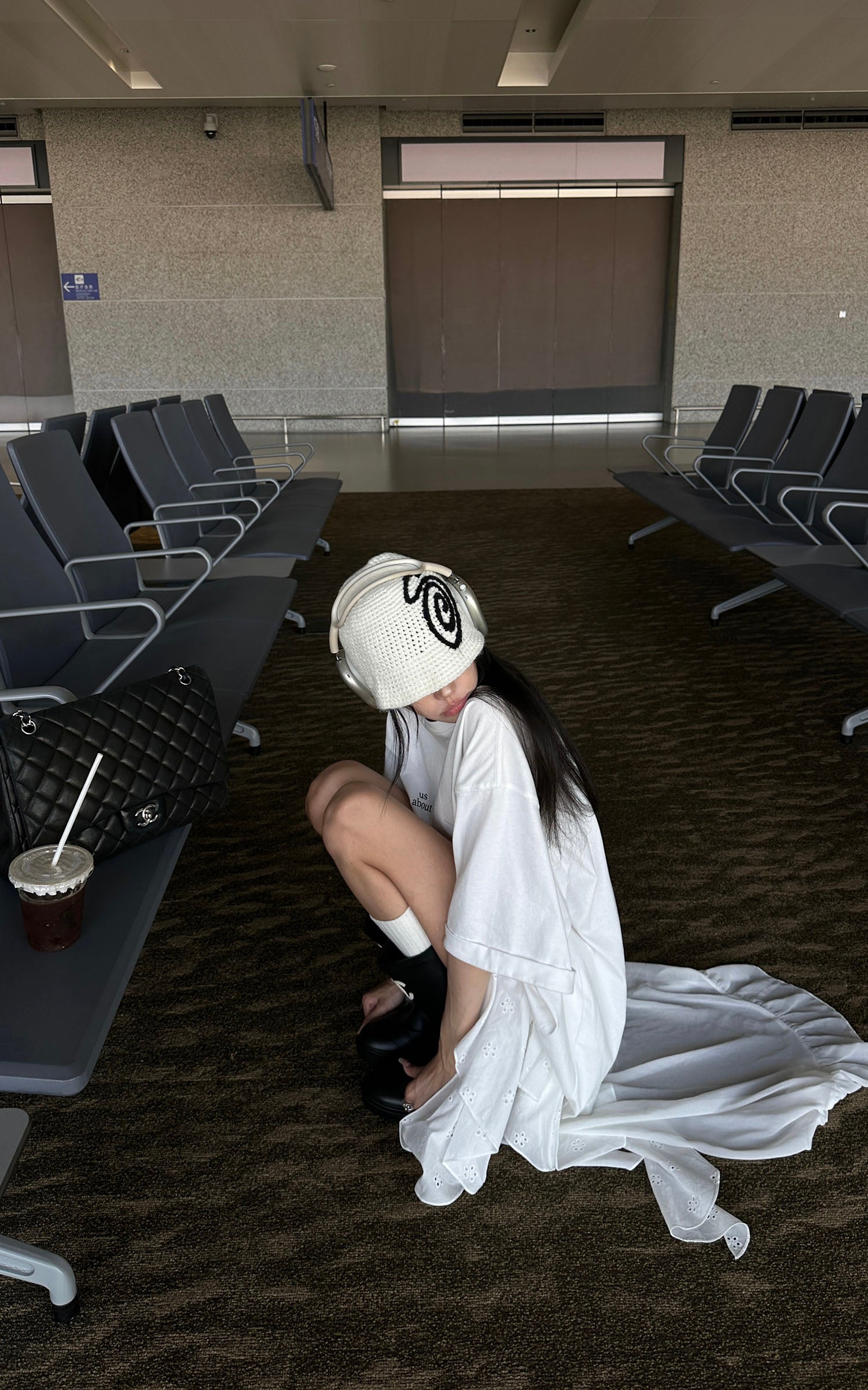 WARDEN EDGE Layered Asymmetric Midi Skirt in Mixed Textures - PINKPARKS