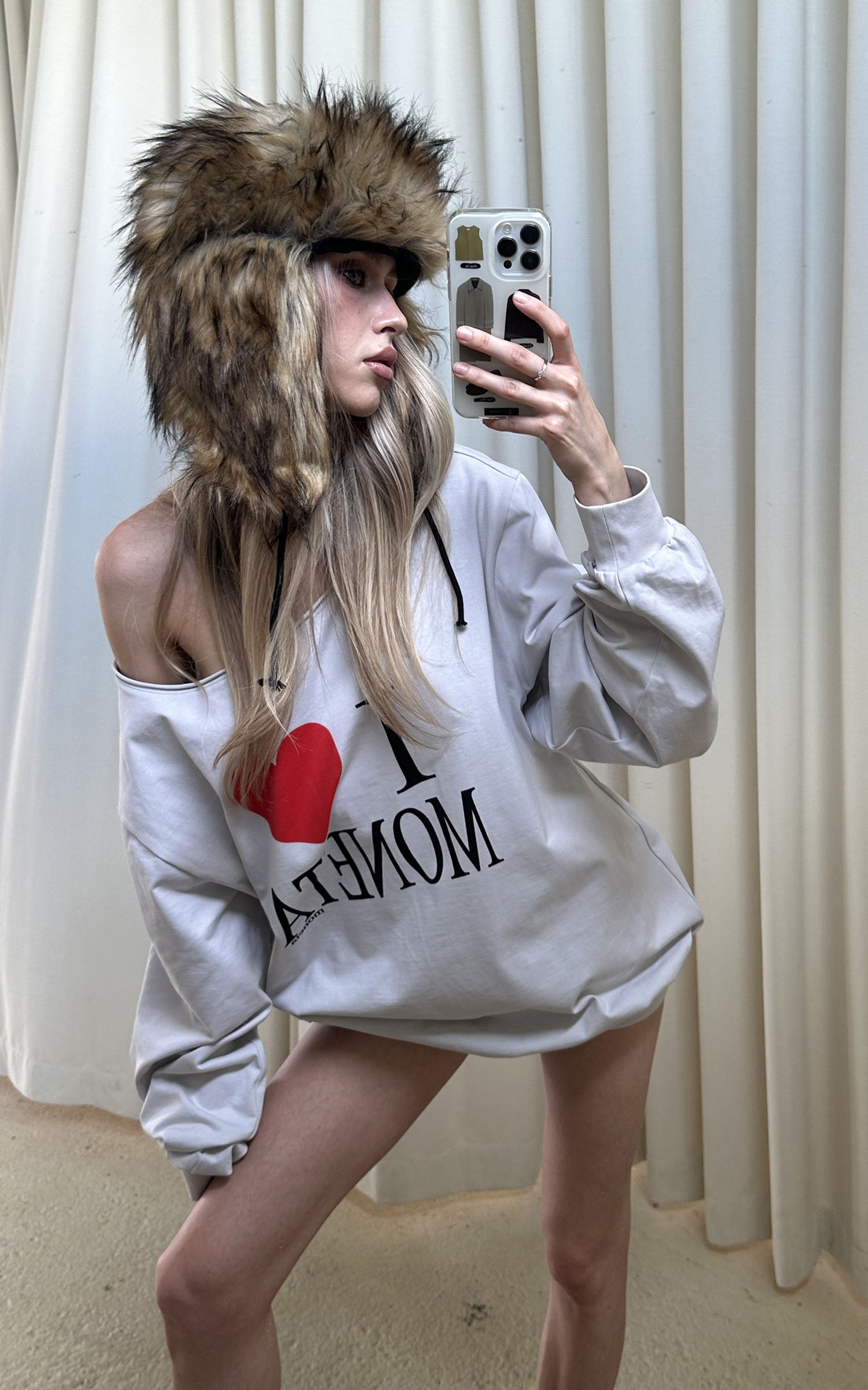 0122stepll ロングスリーブプルオーバーTシャツ