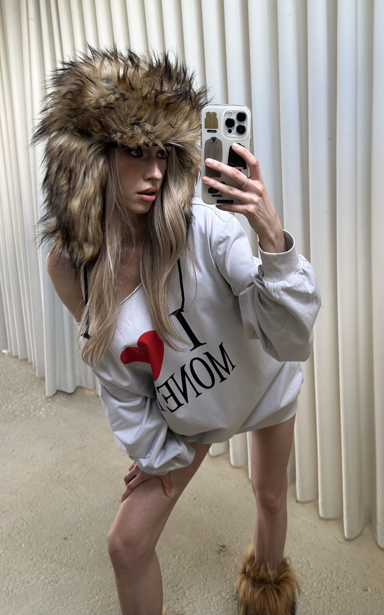 0122stepll ロングスリーブプルオーバーTシャツ