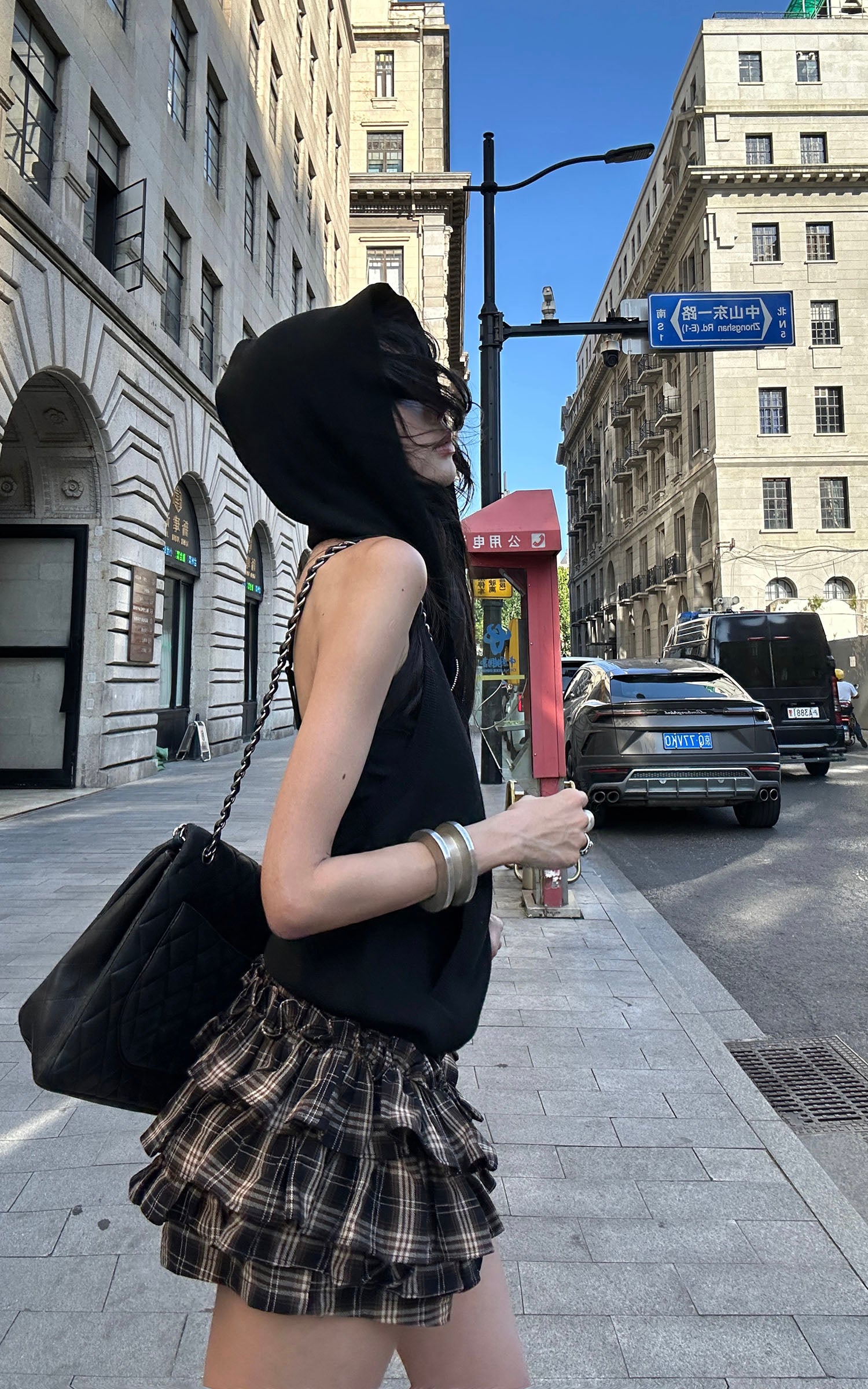 WARDEN EDGE ニットジップフード付きベスト