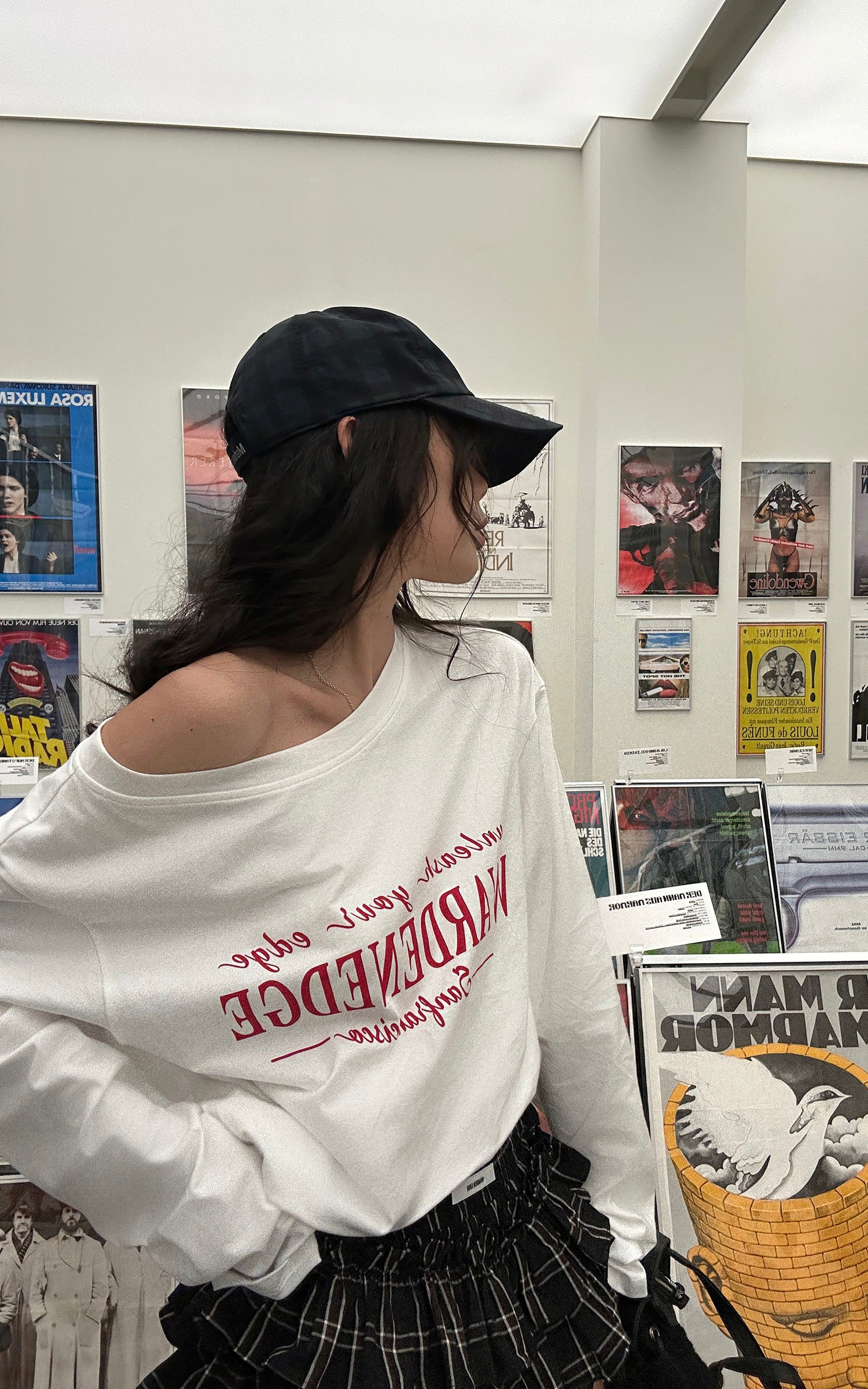 WARDEN EDGE ドローストリング付きレイヤードミニスカート