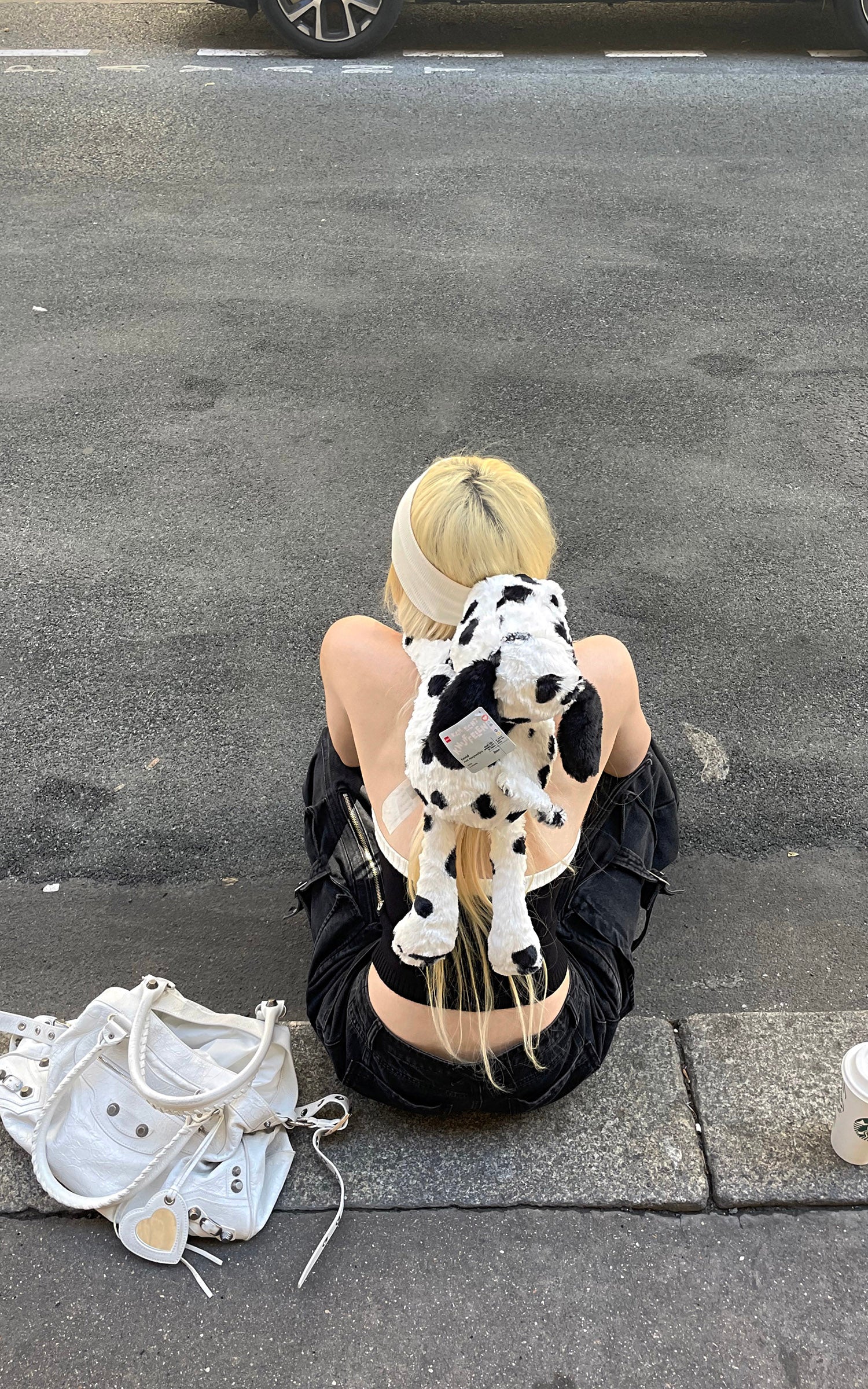 Rase le sol ツートーンリブ編みタンクトップ