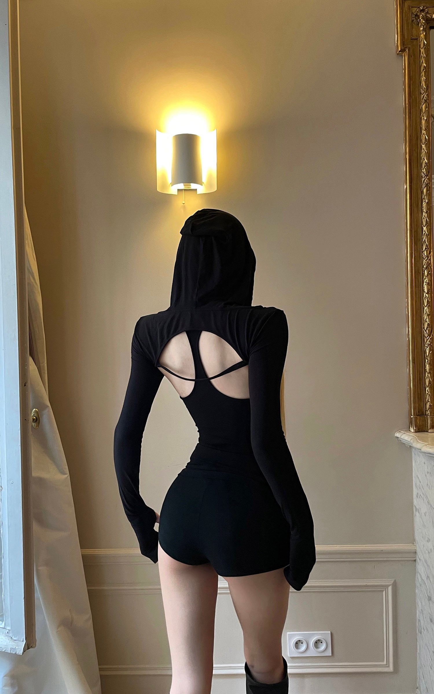 Rase le sol デコンストラクト長袖シュラグ＆レーサーバックタンクセット