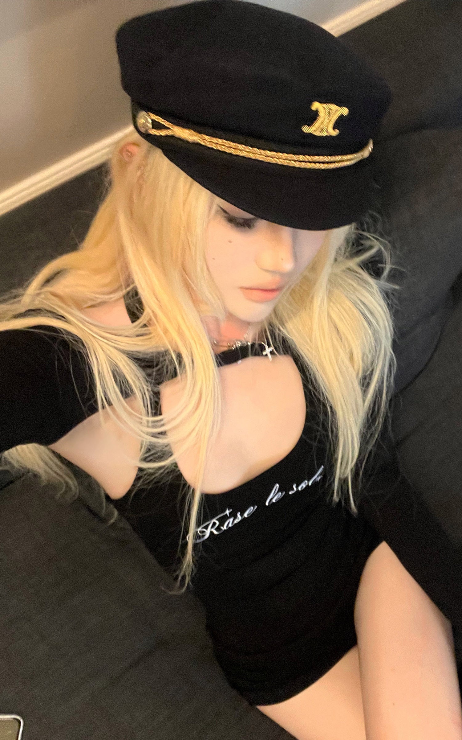 Rase le sol デコンストラクト長袖シュラグ＆レーサーバックタンクセット