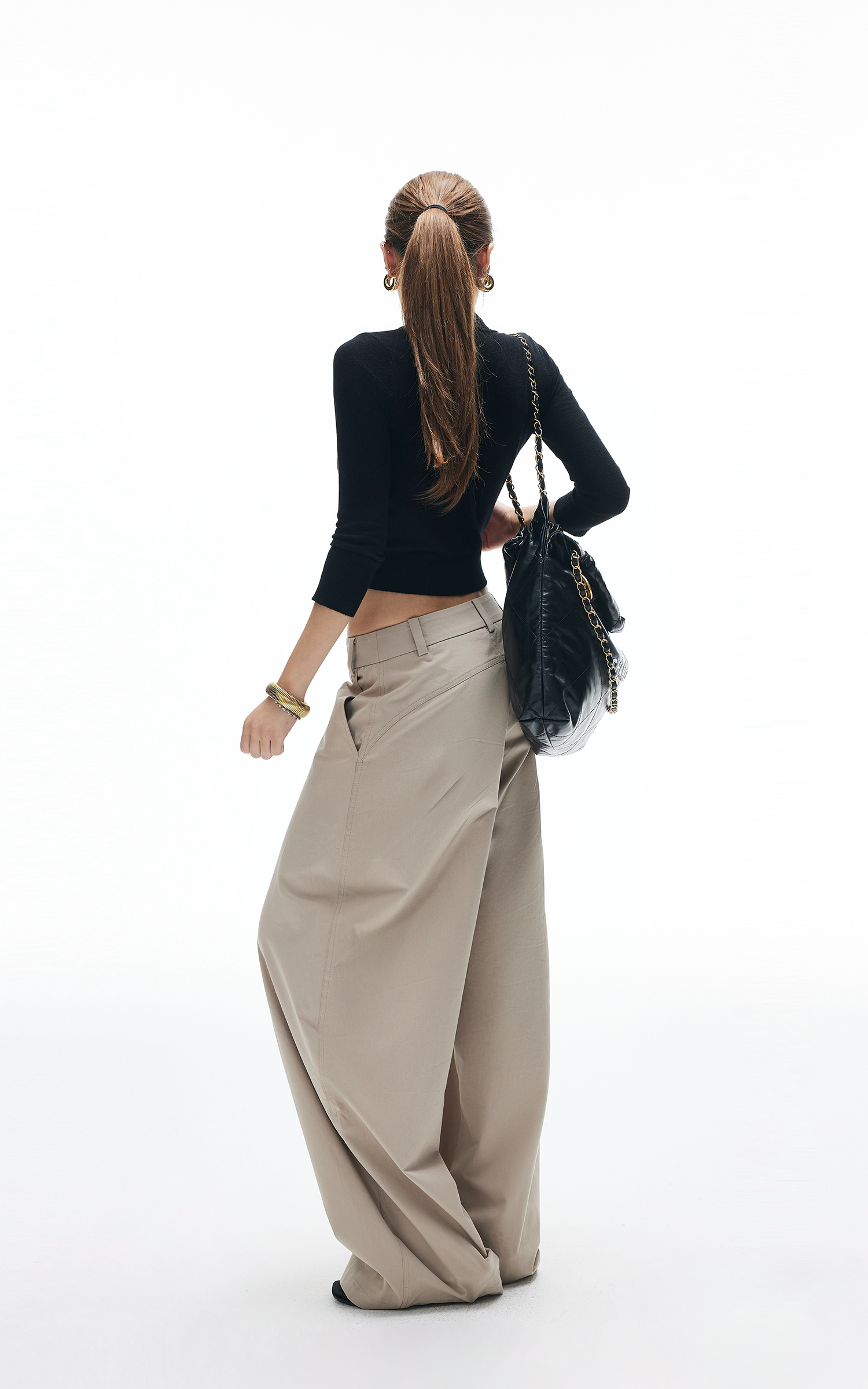 IAMXIAA Wide-Leg Tailored Pants