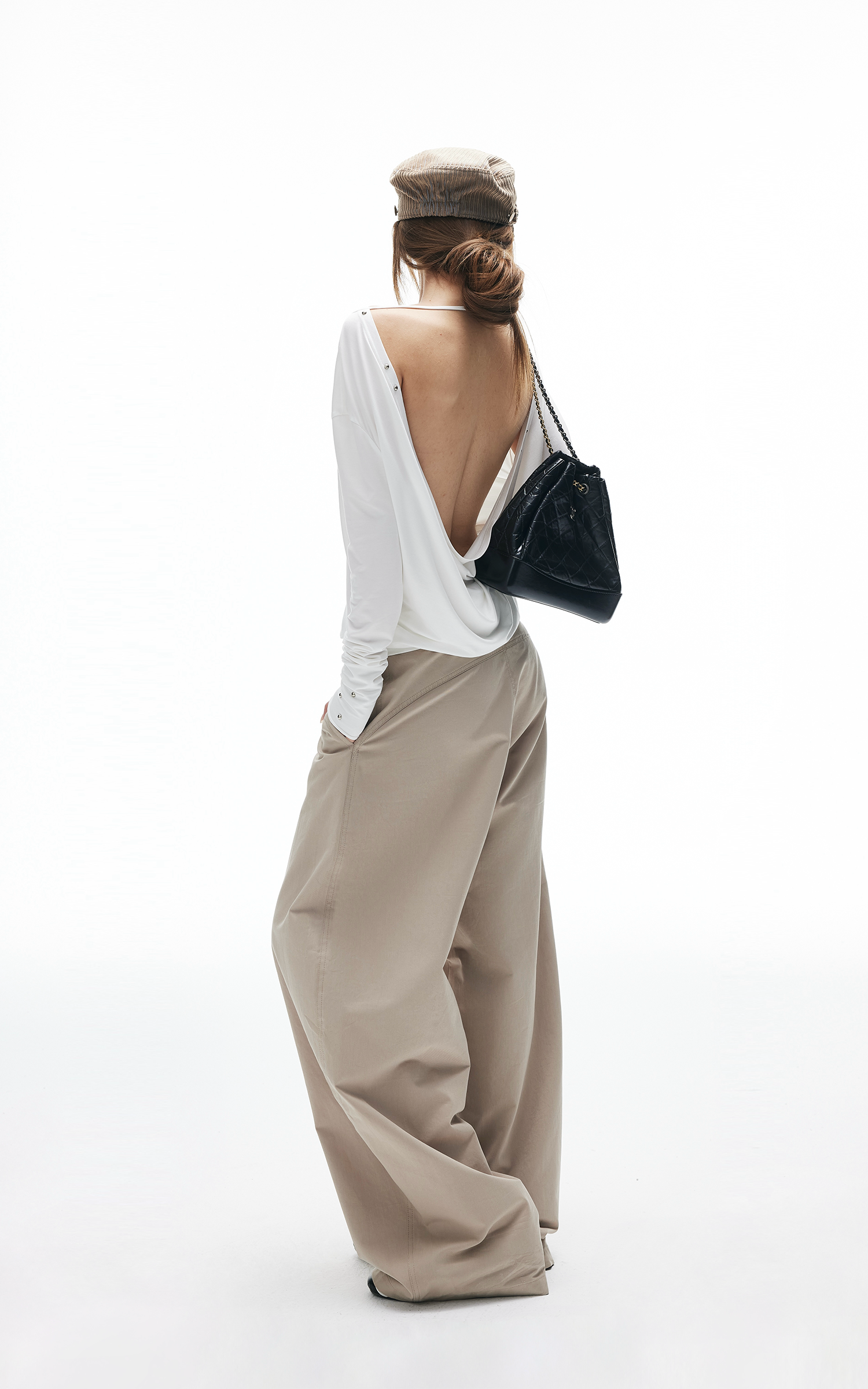 IAMXIAA Wide-Leg Tailored Pants