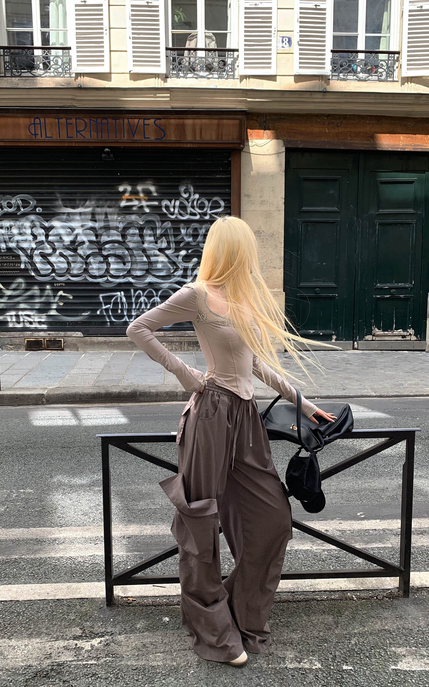 Rase le sol ルーズカーゴポケットパンツ