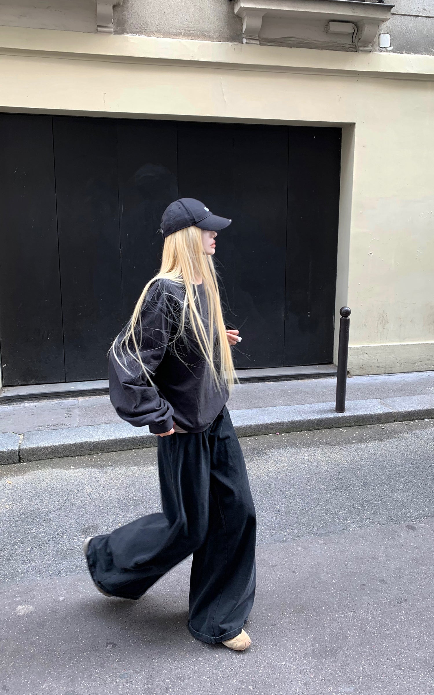 Rase le sol 刺繍入りオーバーサイズスウェット