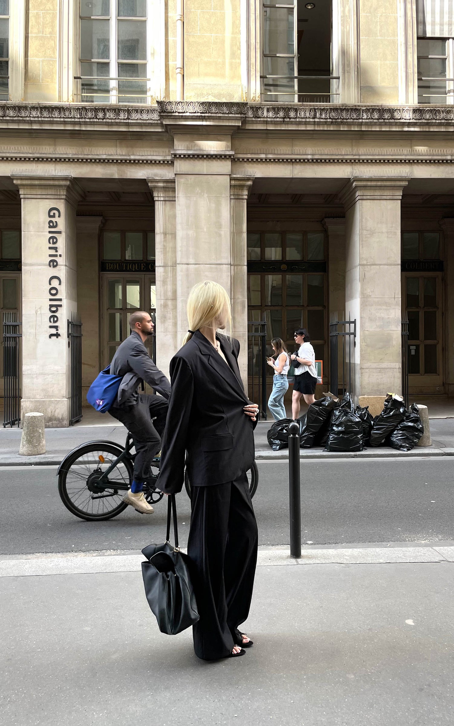 Rase le sol スーツセット リラックスストレートパンツ＆構築的ブレザー