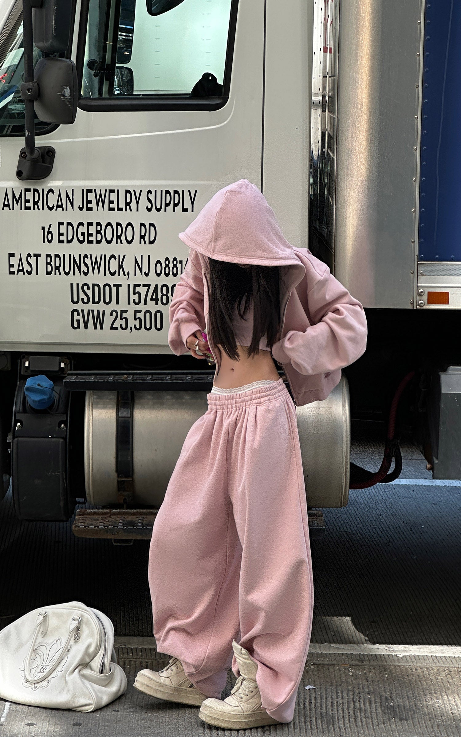 WARDEN EDGE Oversized Hoodie Vest Sweatpants Set