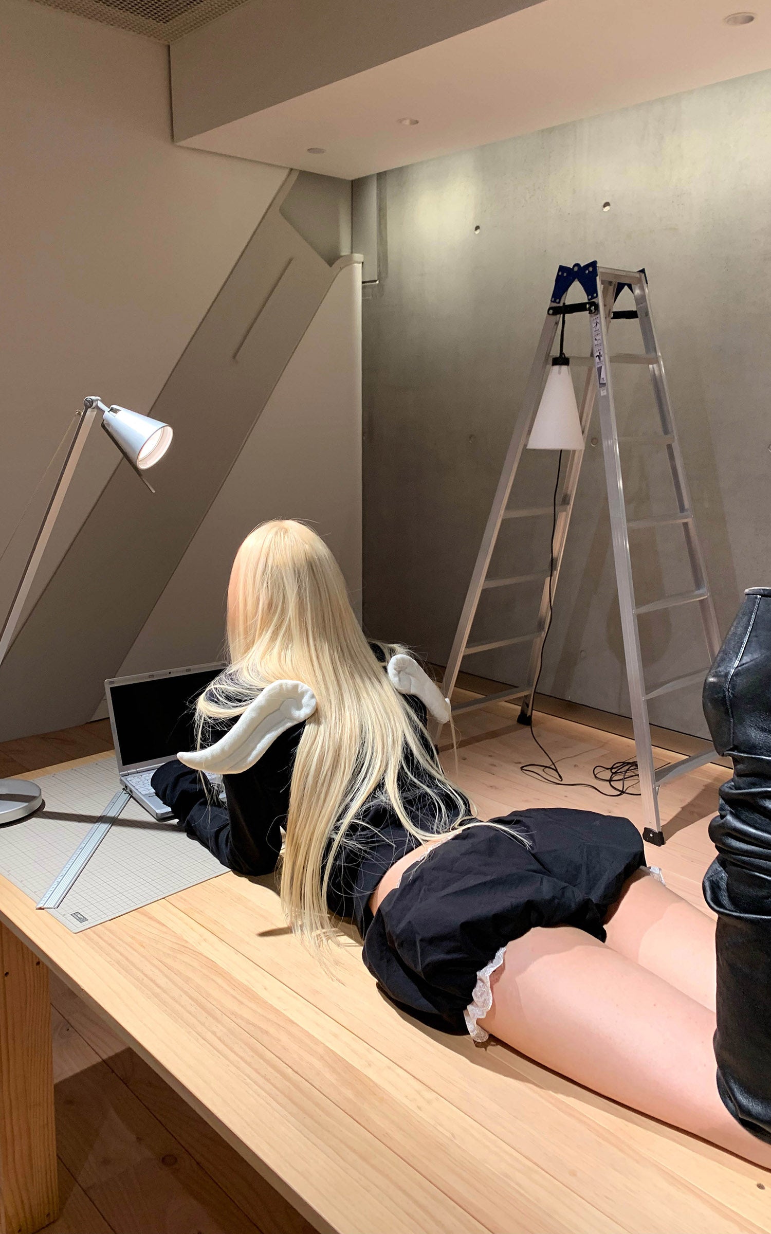 Rase le sol レーストリムバブルショーツ