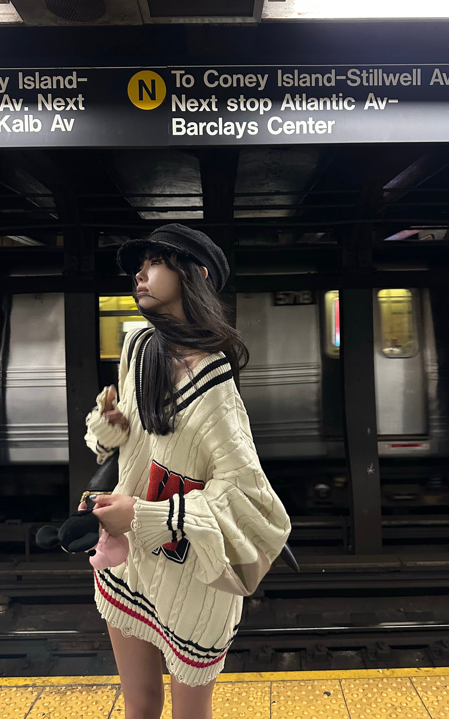 WARDEN EDGE オーバーサイズバルティニットセーター