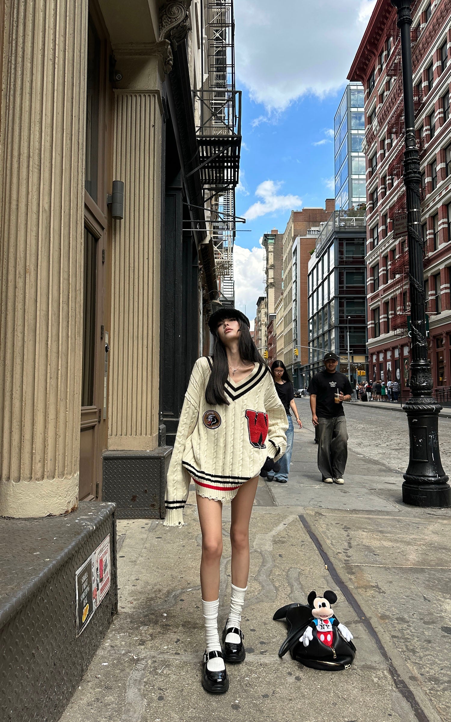 WARDEN EDGE オーバーサイズバルティニットセーター