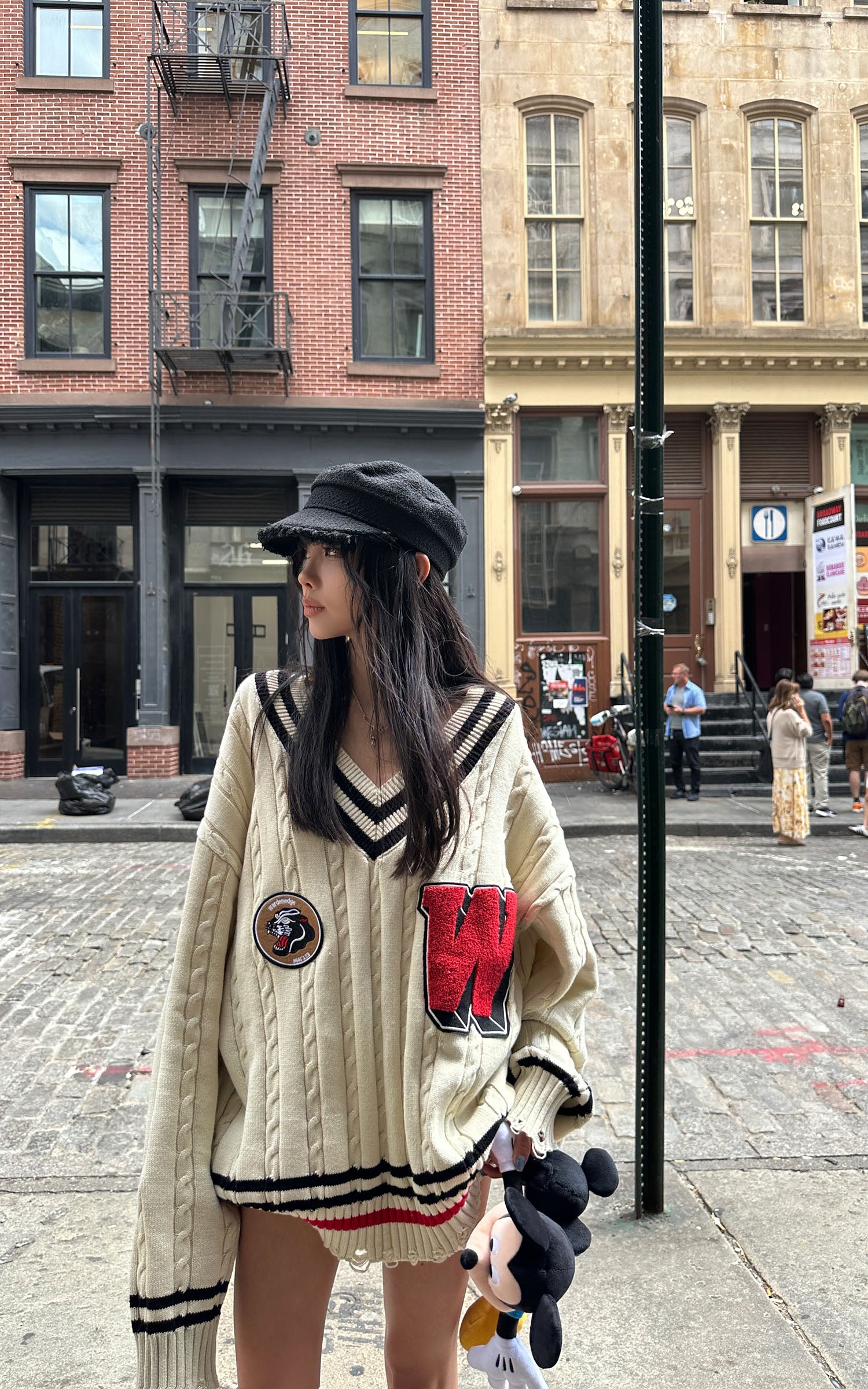 WARDEN EDGE オーバーサイズバルティニットセーター