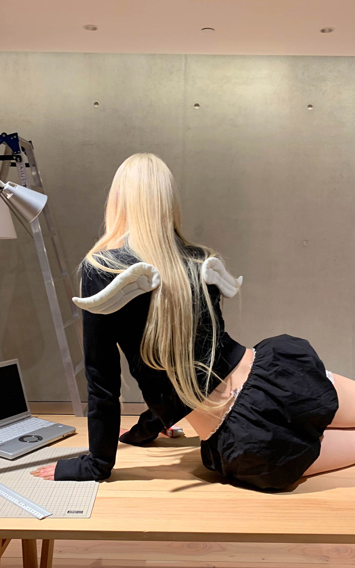 Rase le sol レーストリムバブルショーツ