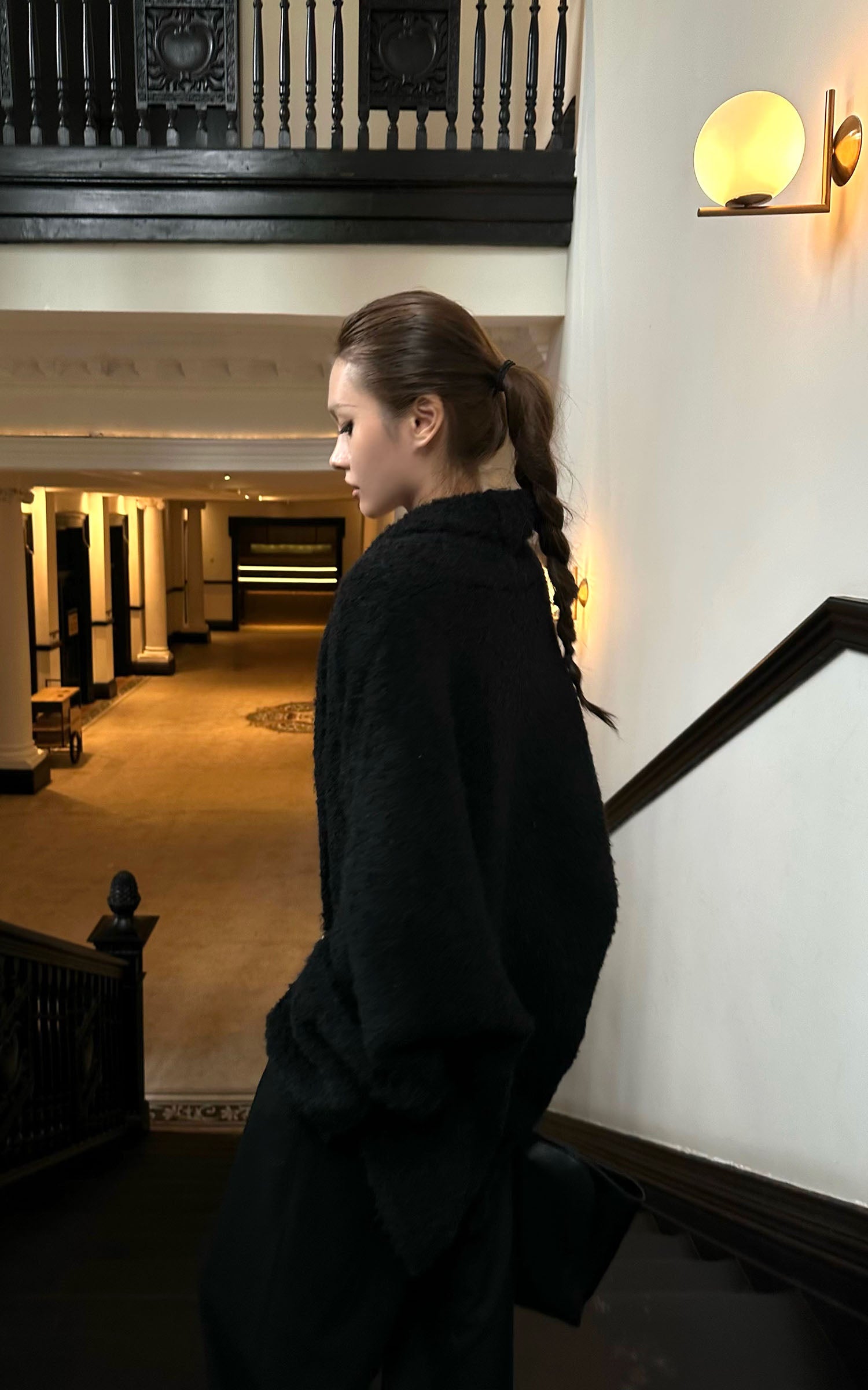 0122stepll ニットカーディガンジャケット