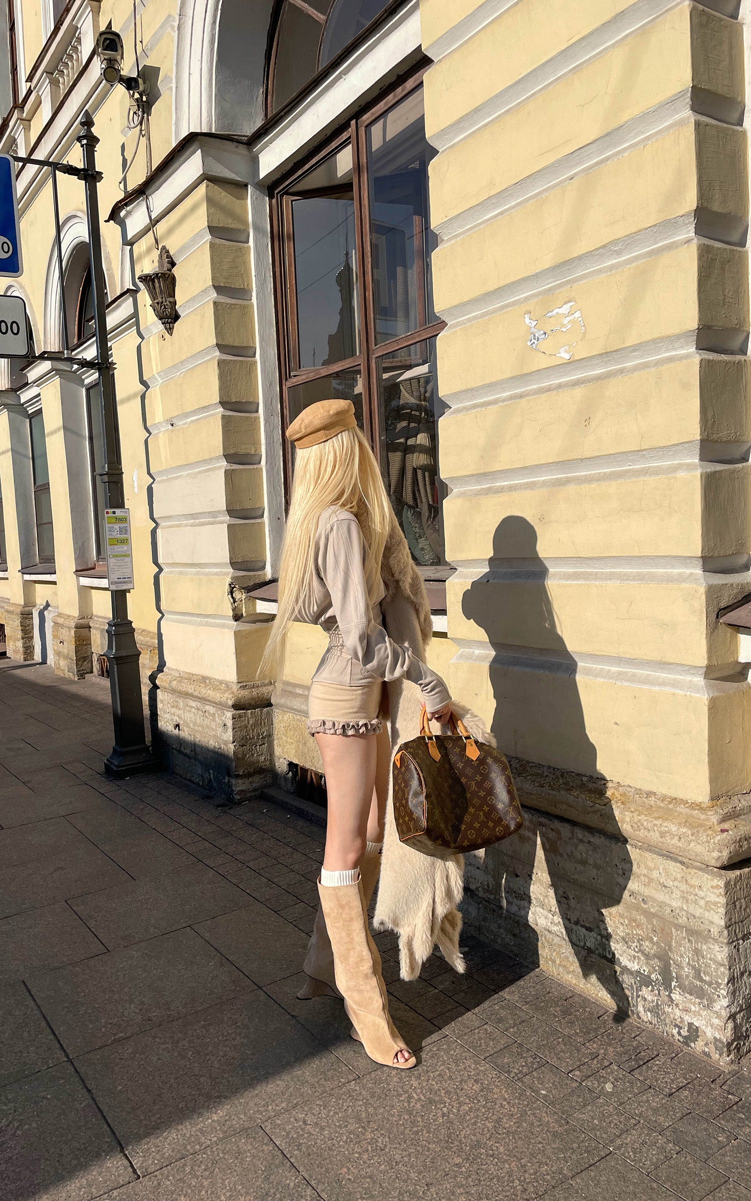 Rase le sol フリルヘムフィットニットショーツ