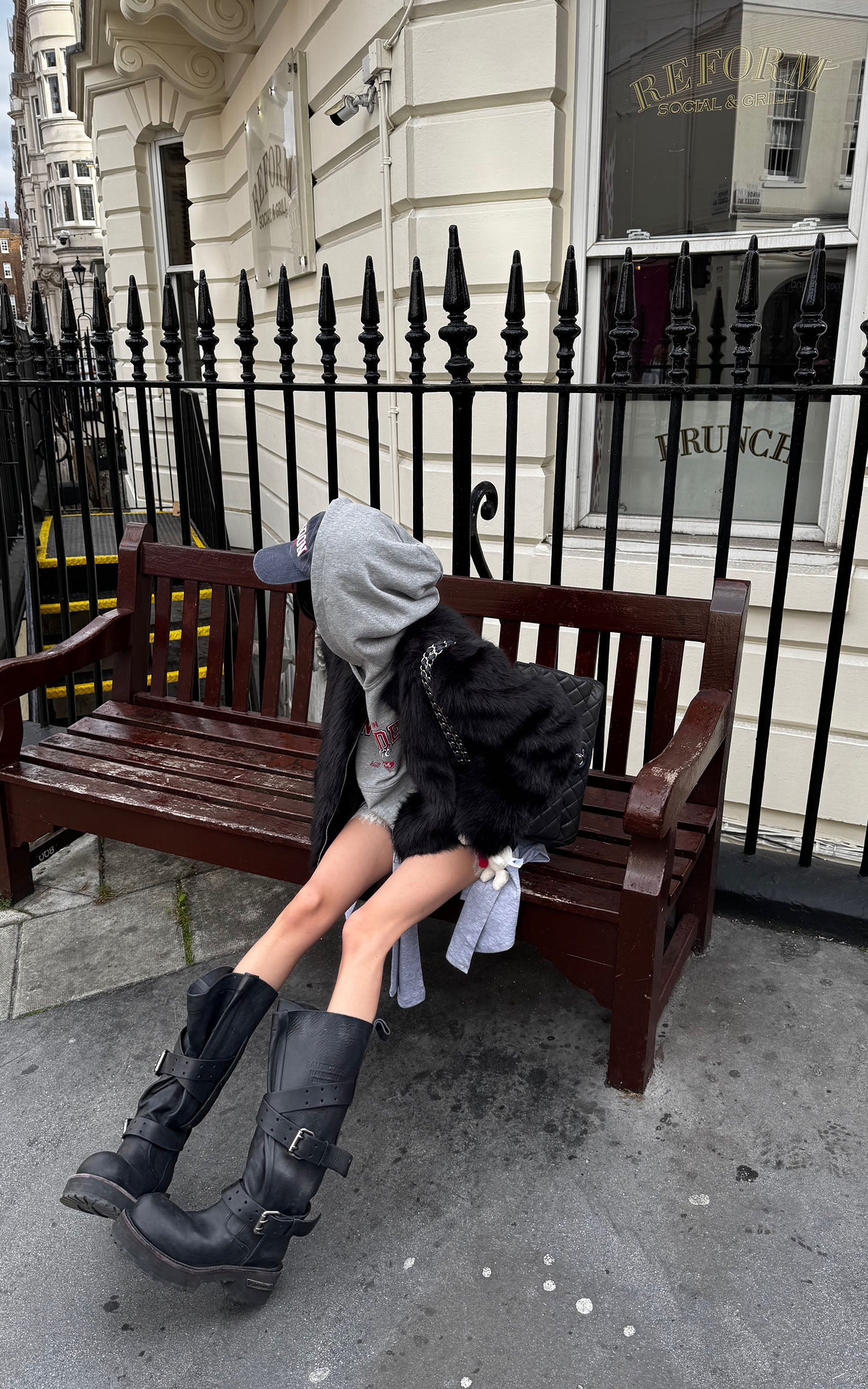 ヴィンテージロゴ オーバーサイズフーディ