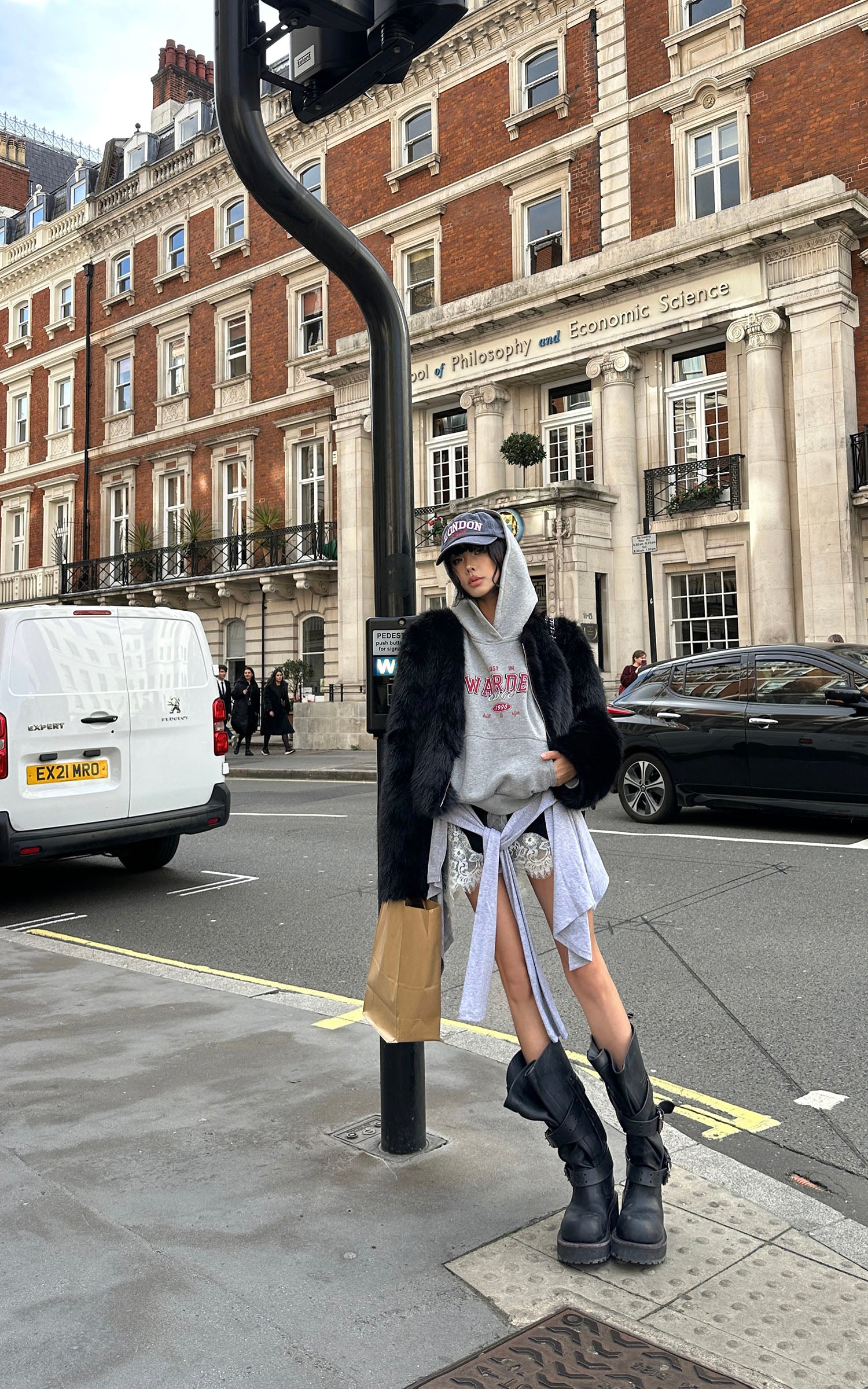 ヴィンテージロゴ オーバーサイズフーディ