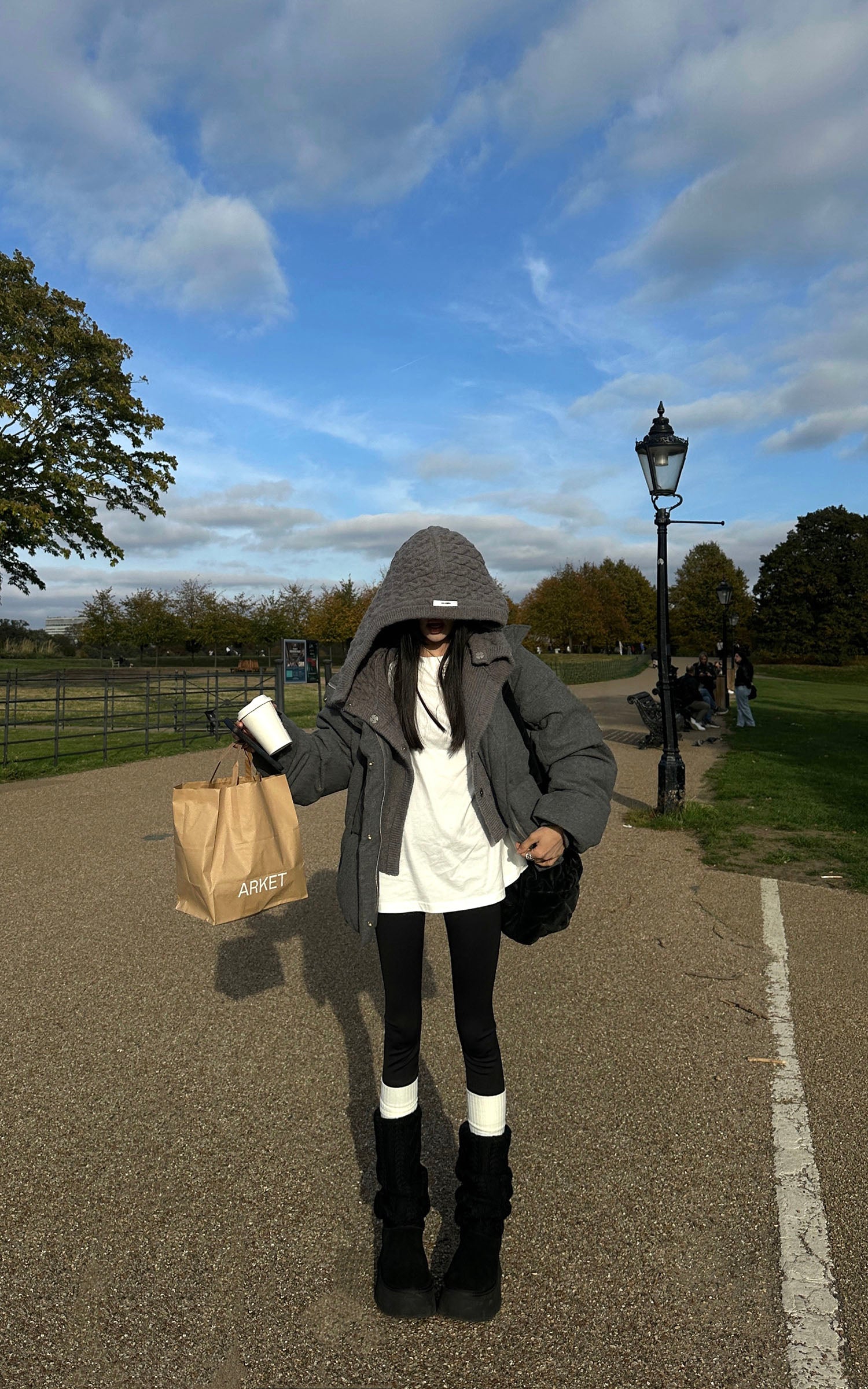 WARDEN EDGE オーバーサイズコットンロングスリーブTシャツ