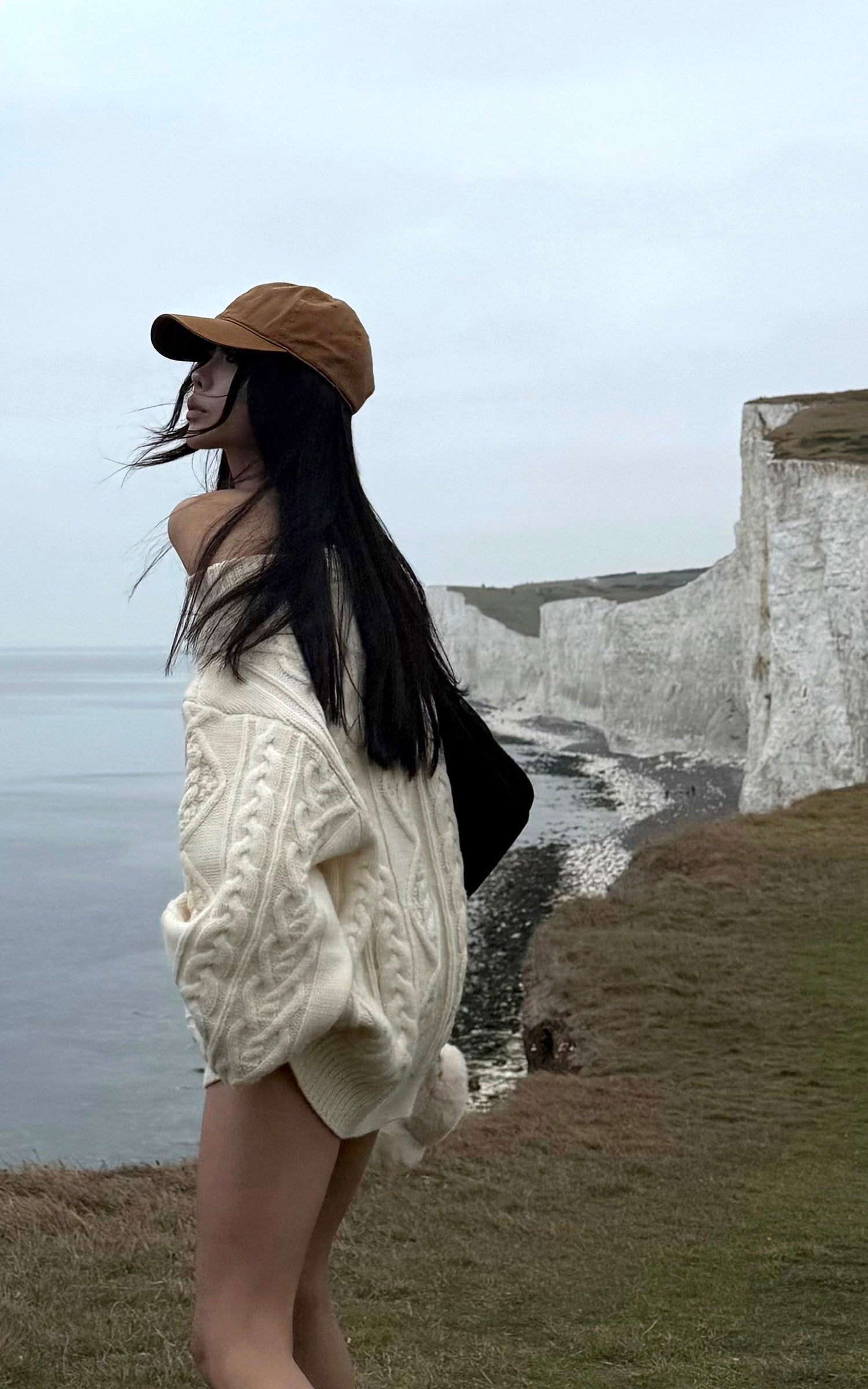 WARDEN EDGE ケーブルニットオーバーサイズセーター