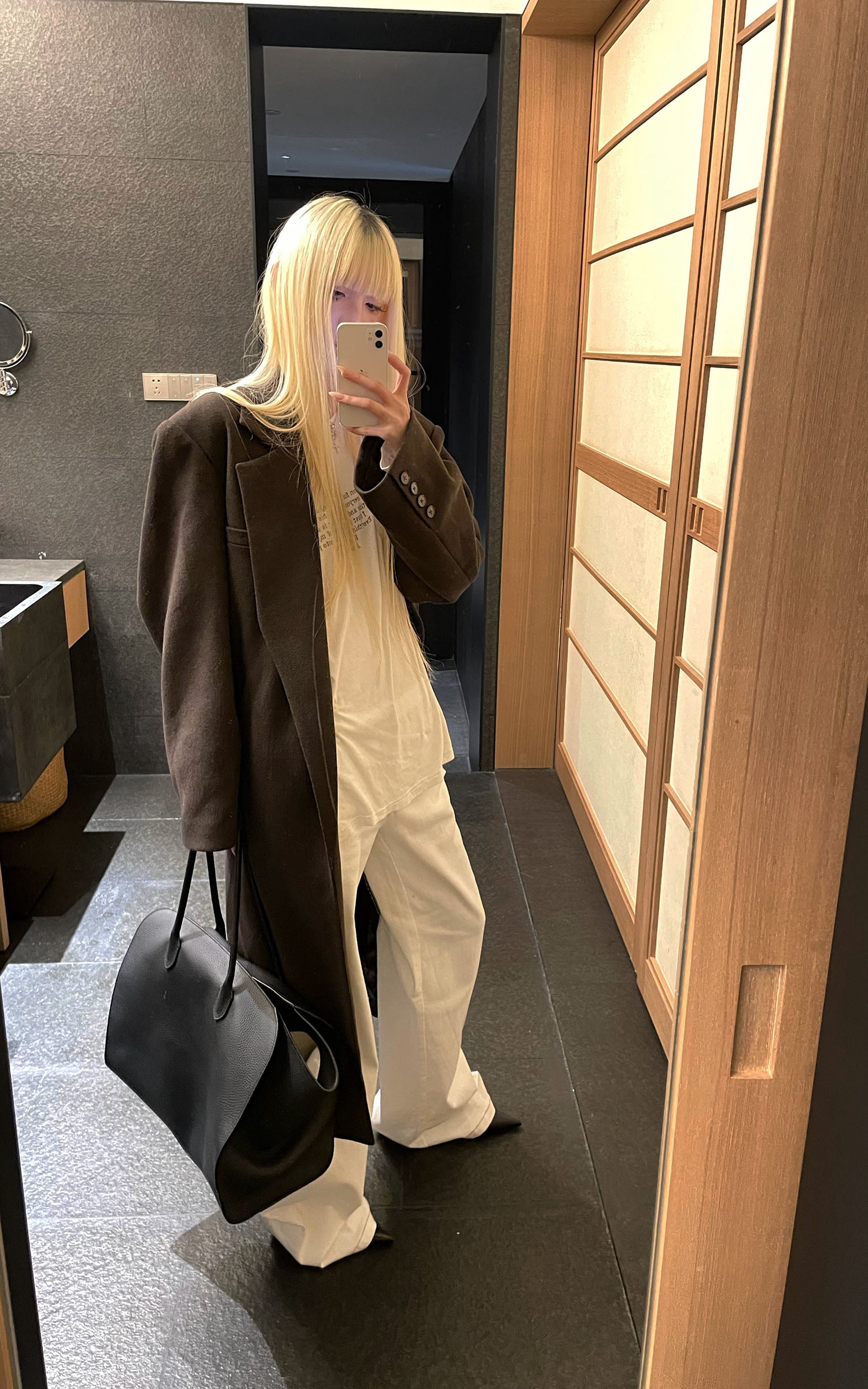 Rase le sol Wool Long Coat