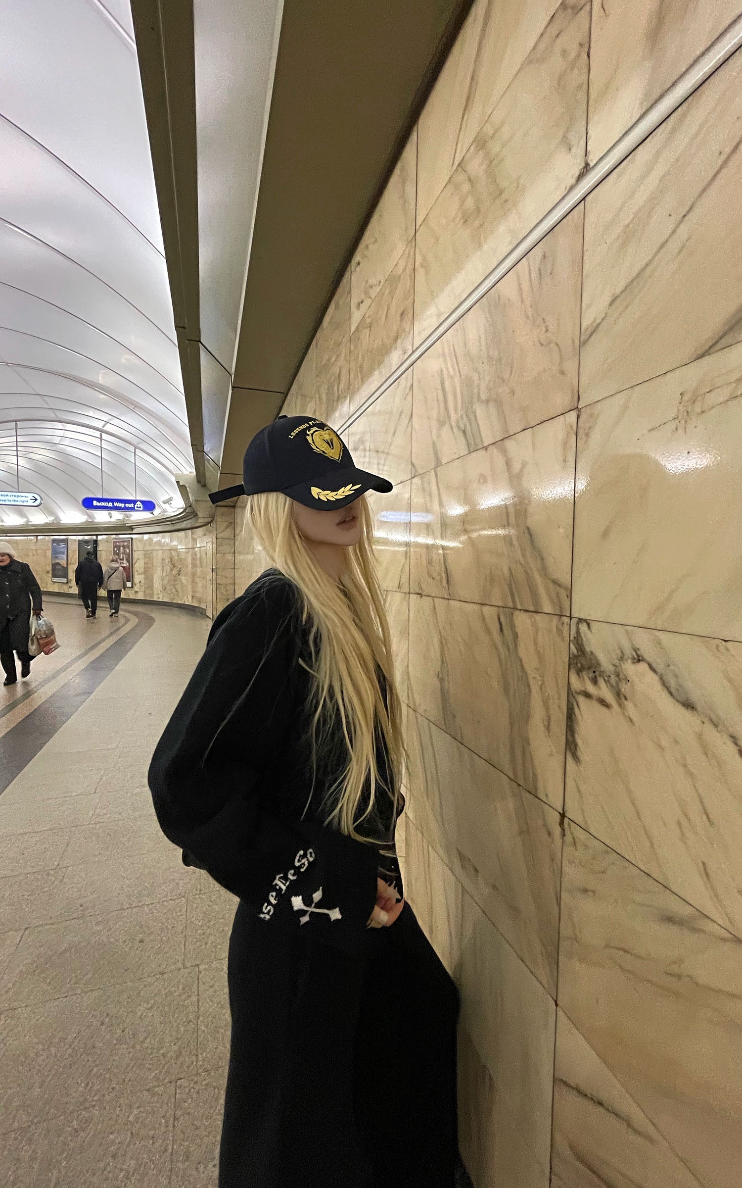 Rase le sol ウールニットセーター ワイドレッグパンツセット