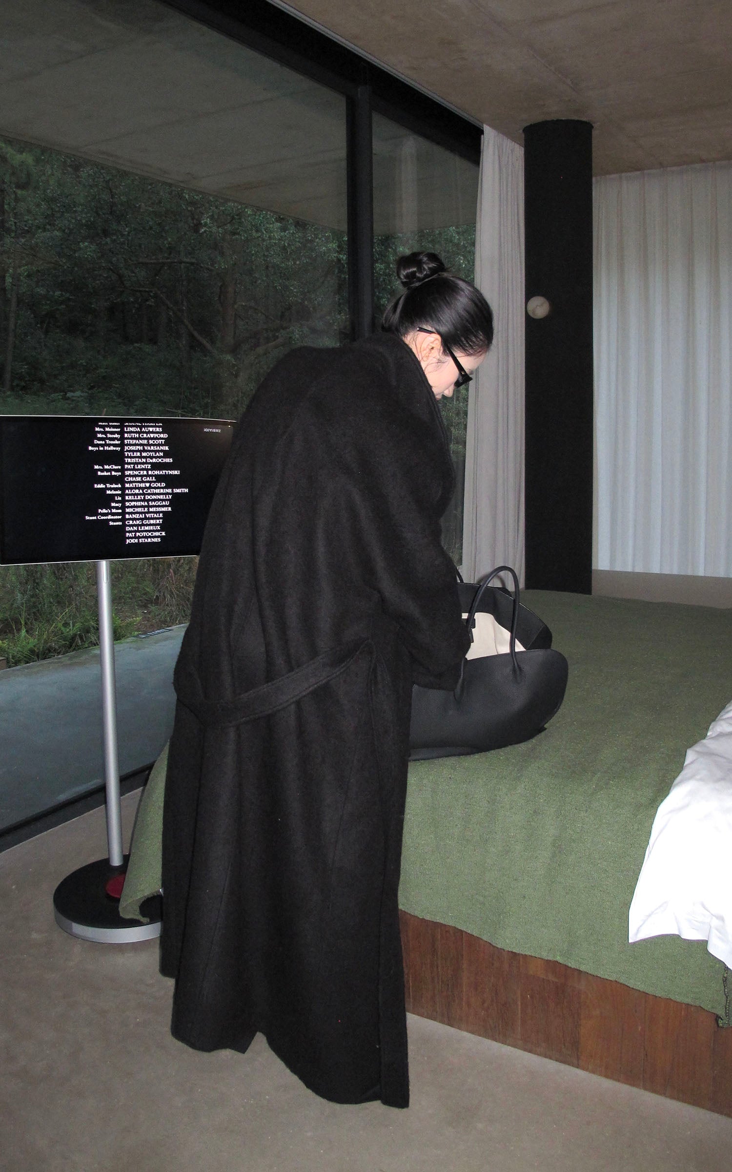 ROVENTE テクスチャードウールコート オーバーサイズラペル付き &amp; タイベルト