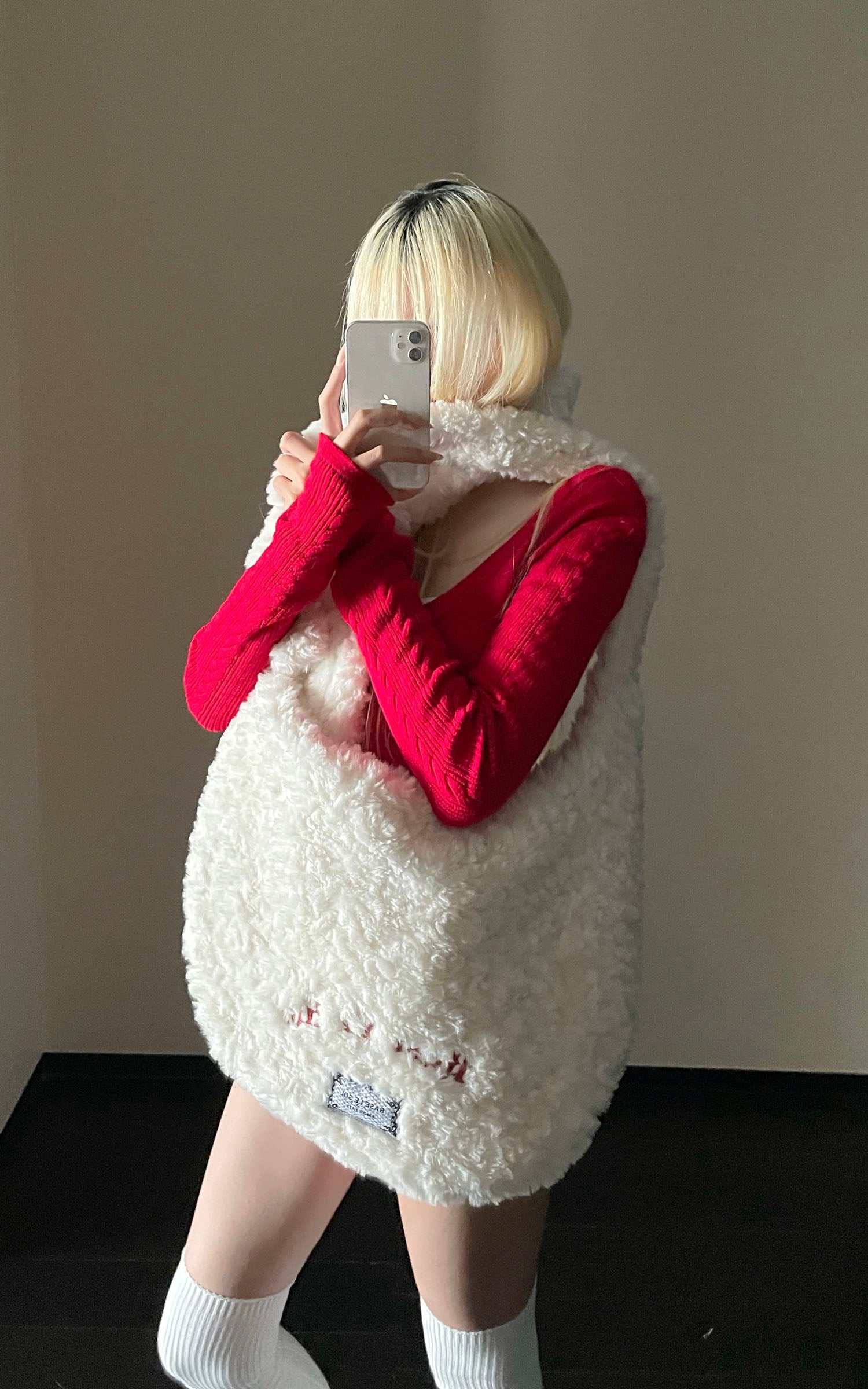 Rase le sol フィットケーブルセーター3点セット（ショートパンツとレイヤードレーストリムキャミ付き）