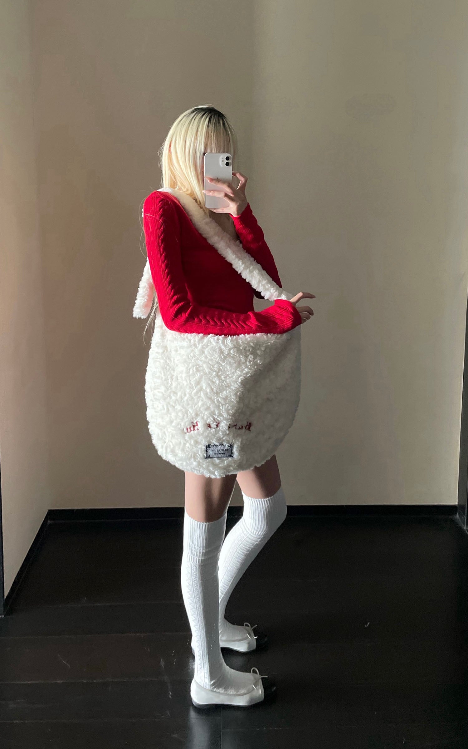 Rase le sol フィットケーブルセーター3点セット（ショートパンツとレイヤードレーストリムキャミ付き）