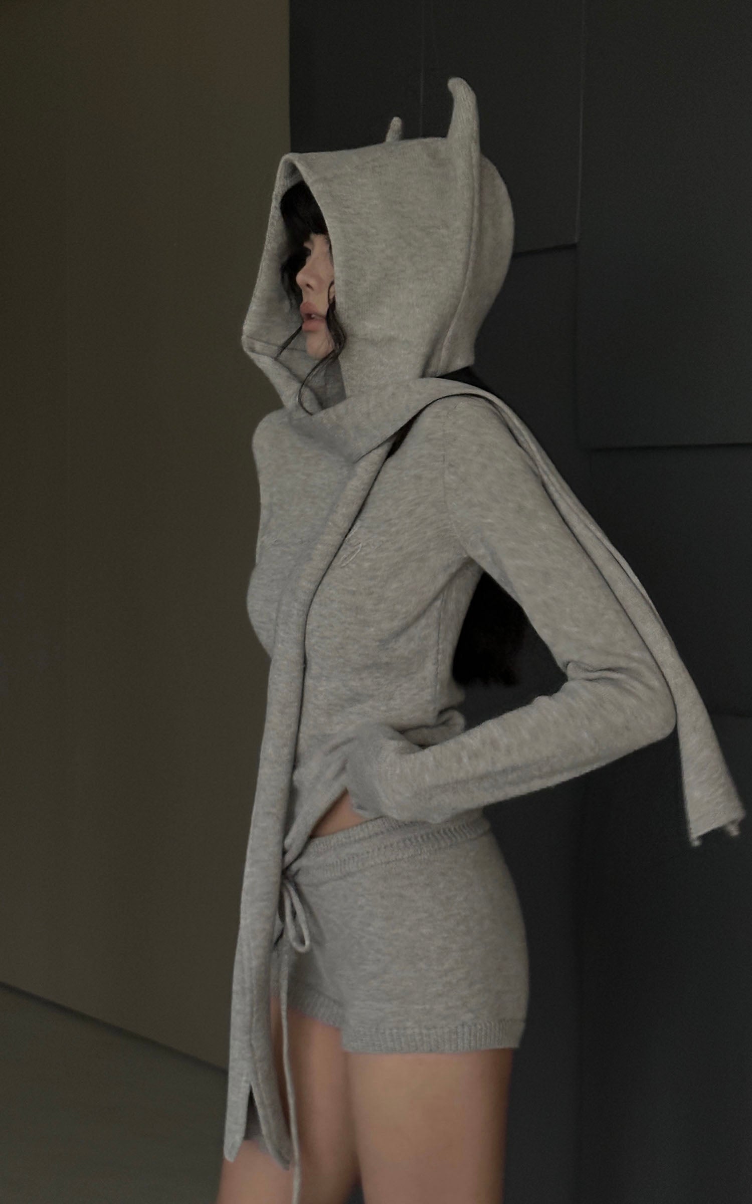 WARDEN EDGE ニットデビルホーントップ＆ショーツセット