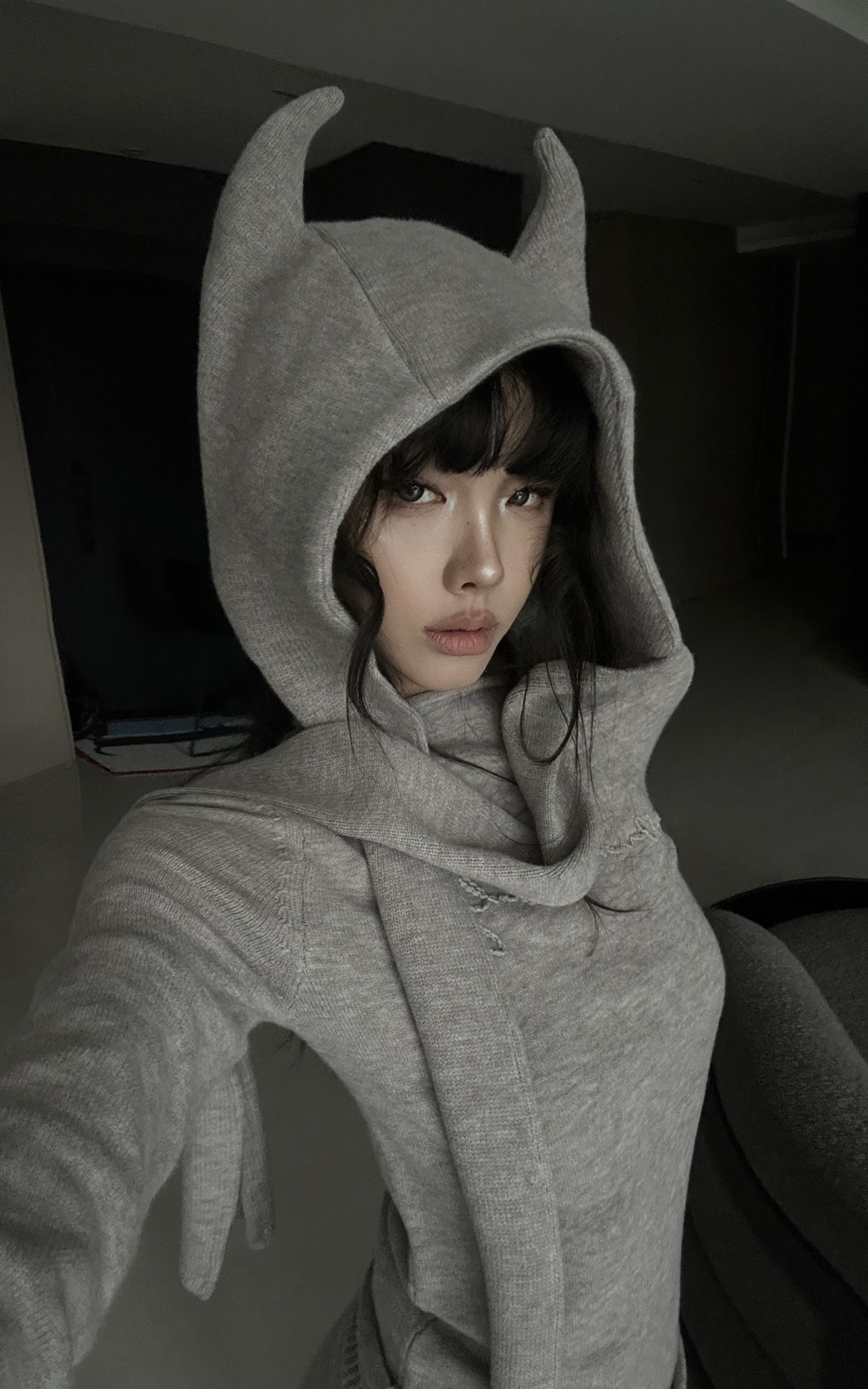 WARDEN EDGE ニットデビルホーントップ＆ショーツセット