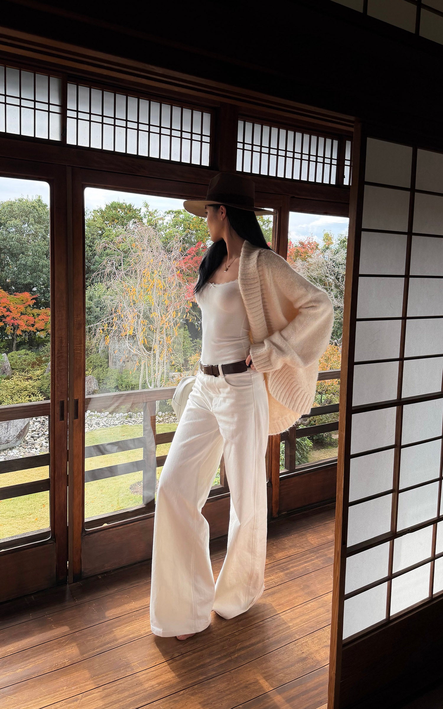 ROVENTE Soft Knit Draped Cardigan