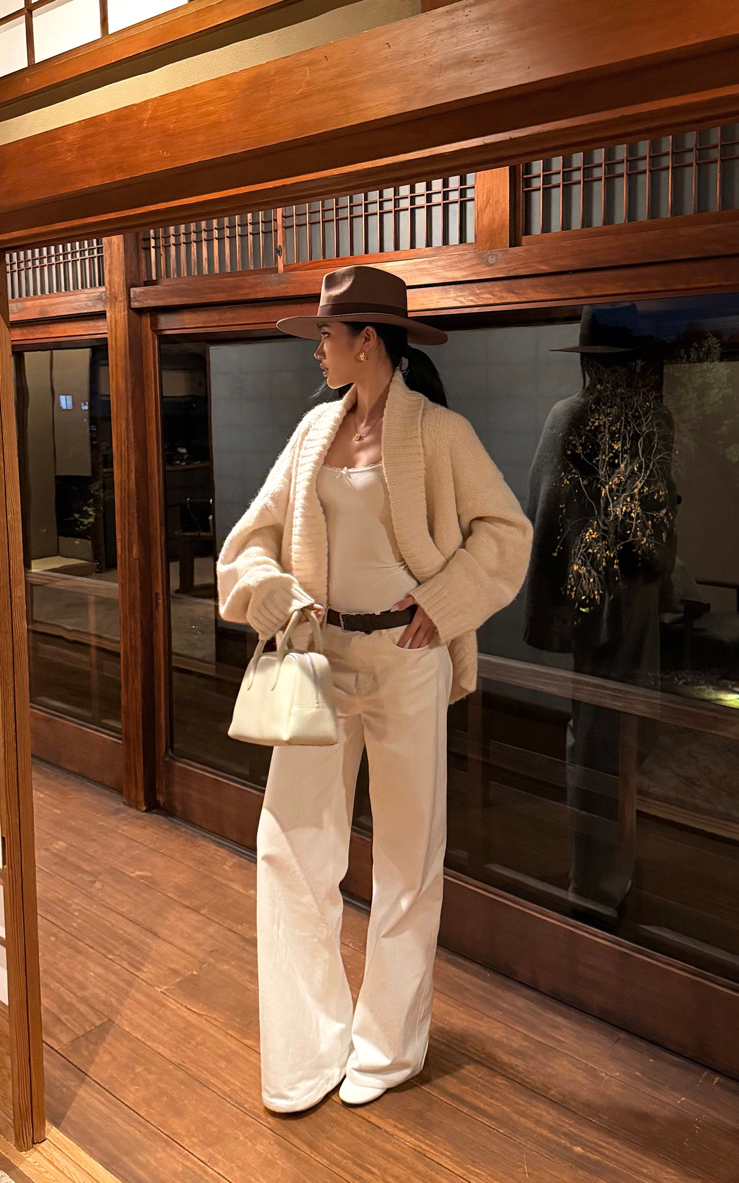 ROVENTE Soft Knit Draped Cardigan