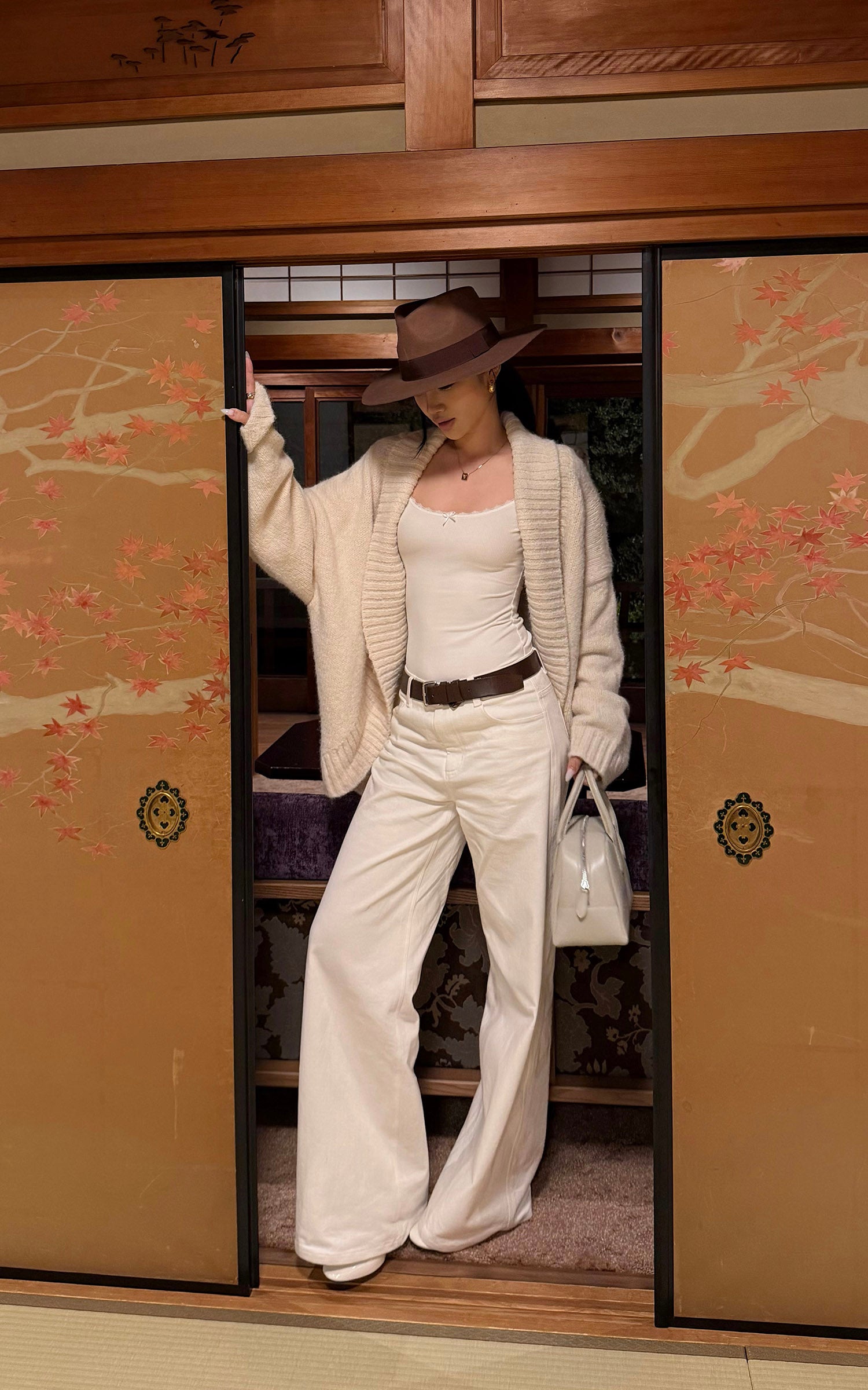 ROVENTE Soft Knit Draped Cardigan