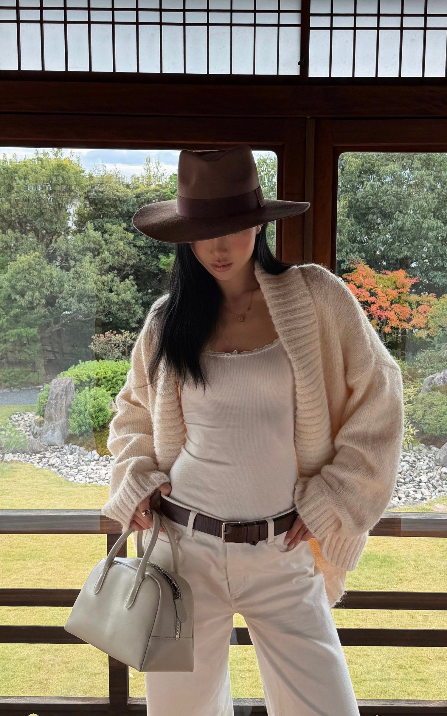 ROVENTE Soft Knit Draped Cardigan