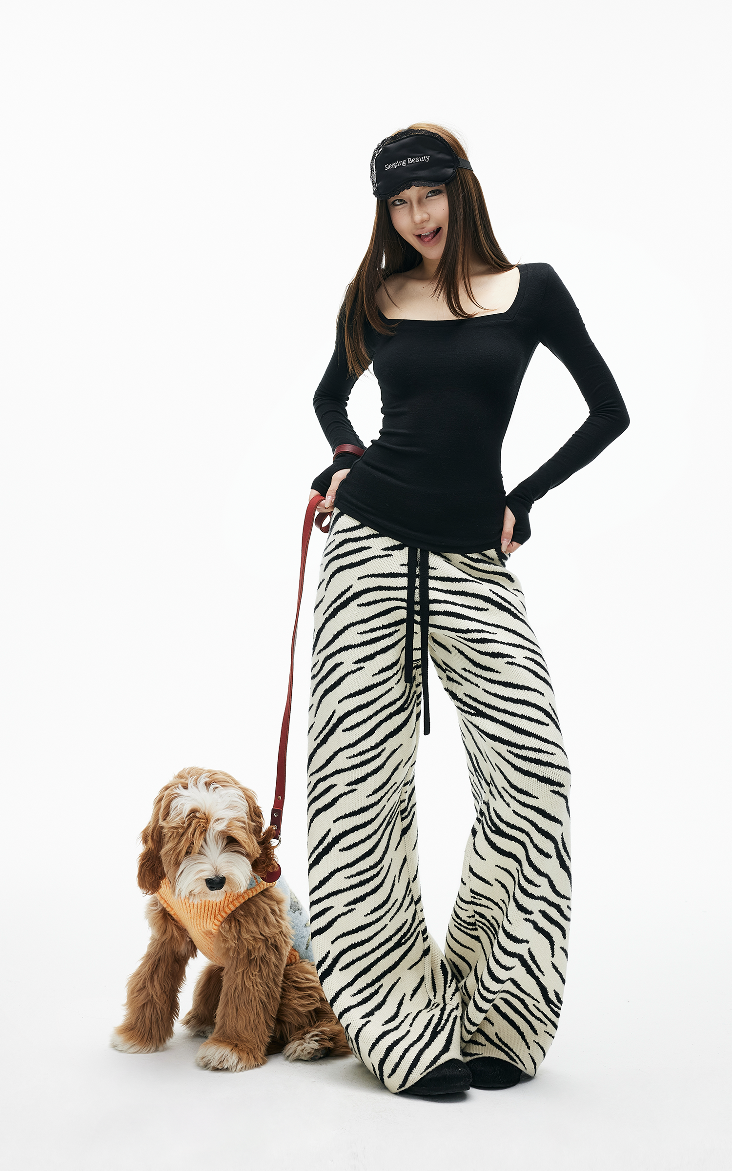 IAMXIAA Square Neck Long Sleeve Base Top